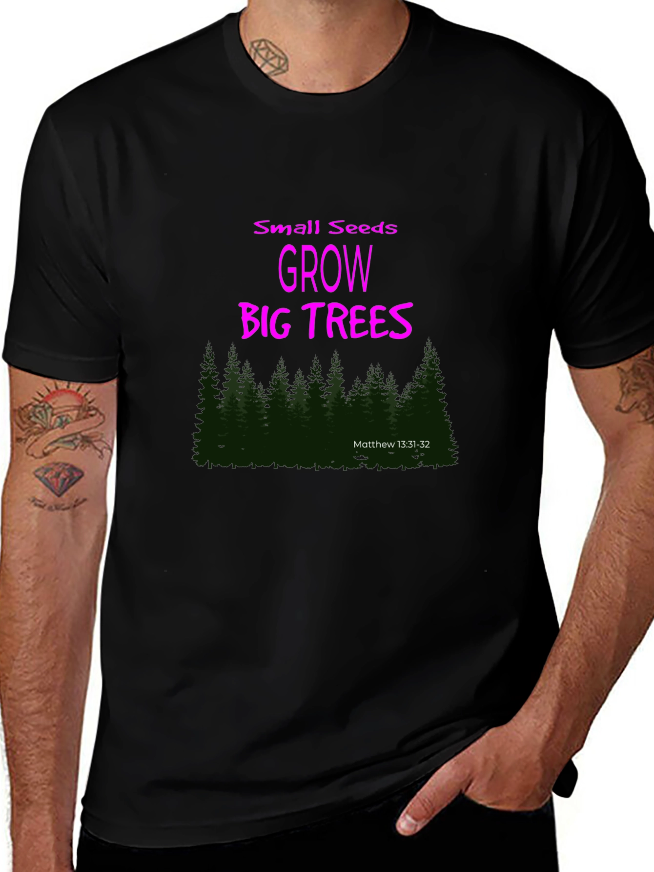 Small Seeds Grow Big Trees Graphic T-Shirt
