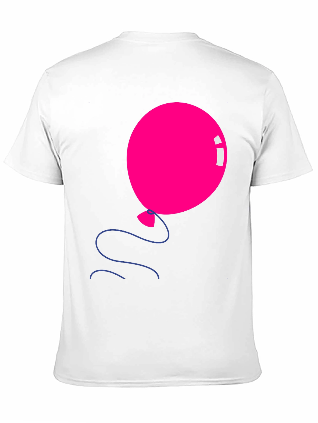 Pink Balloon Graphic Tee - Black Casual Shirt