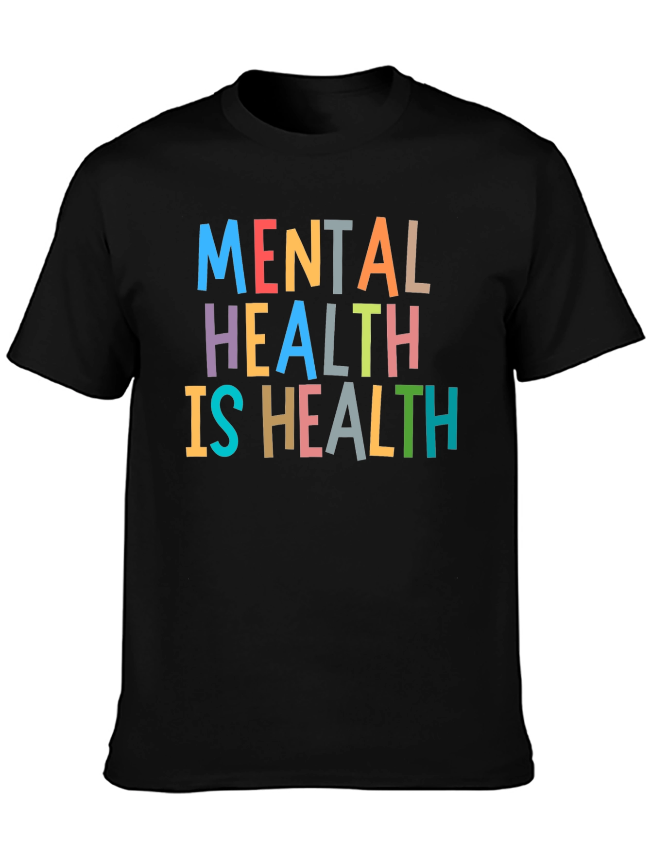 Mental Health Awareness Black T-Shirt