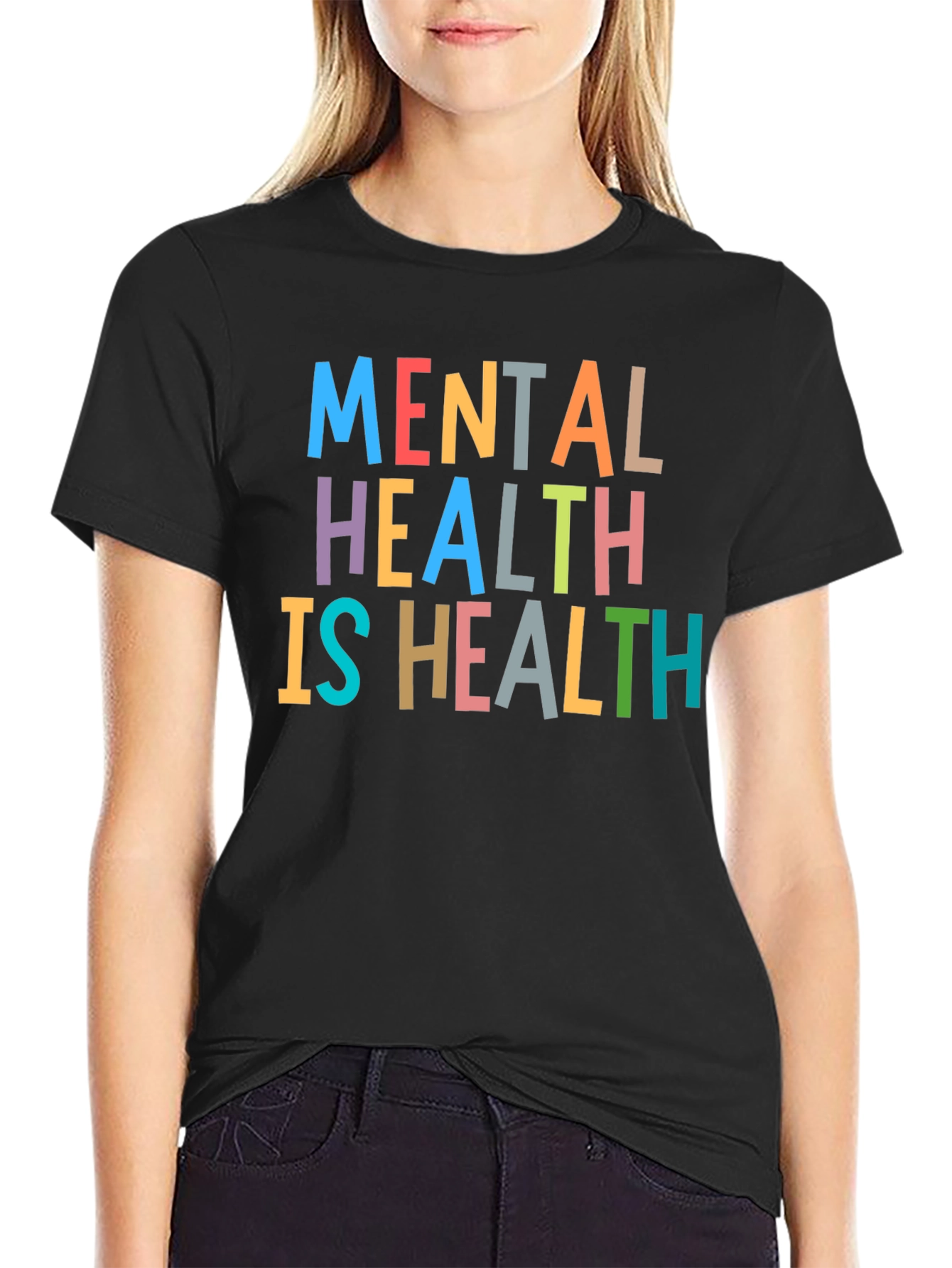 Mental Health Awareness Black T-Shirt