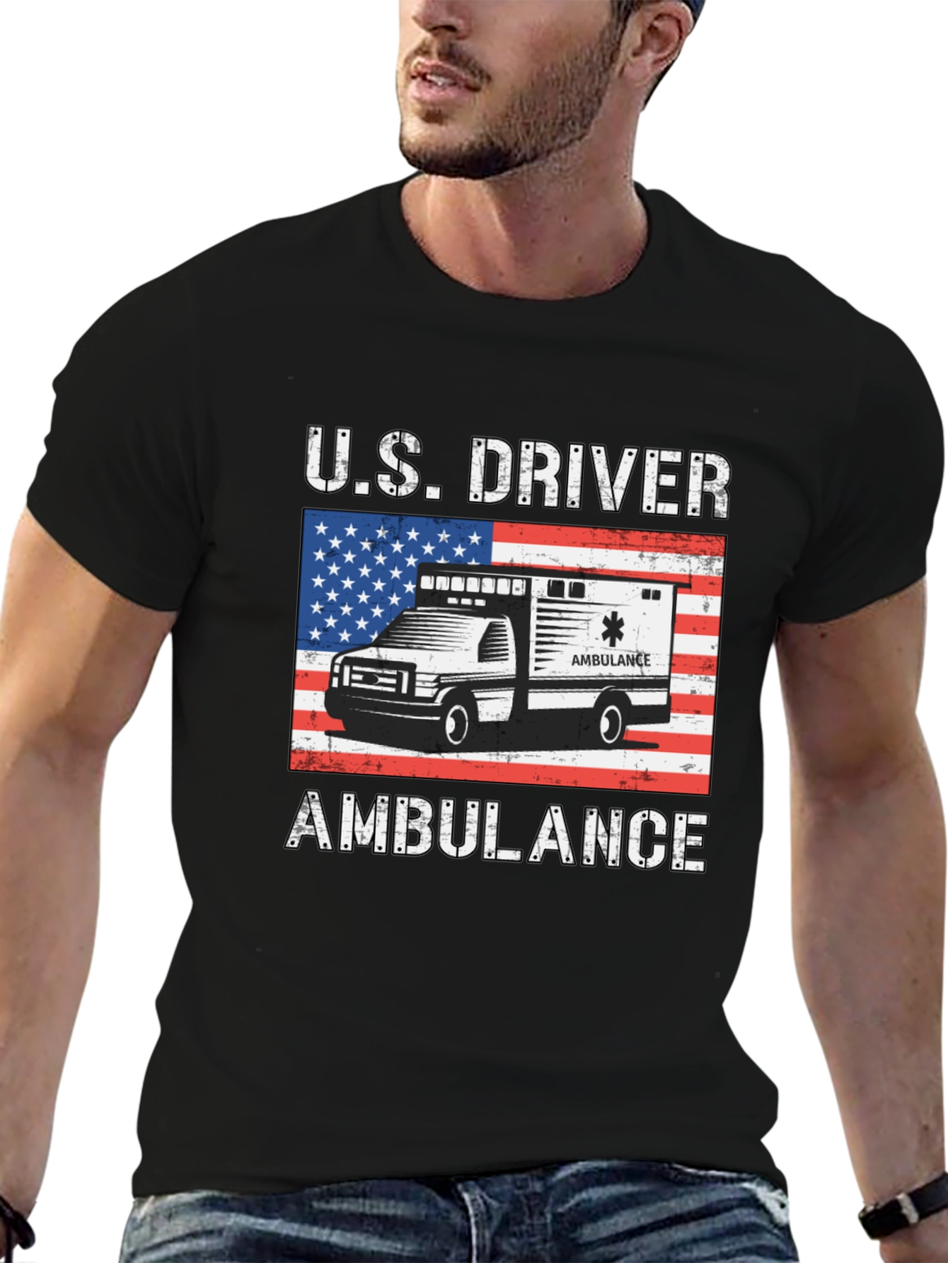 U.S. Driver Ambulance Graphic Tee