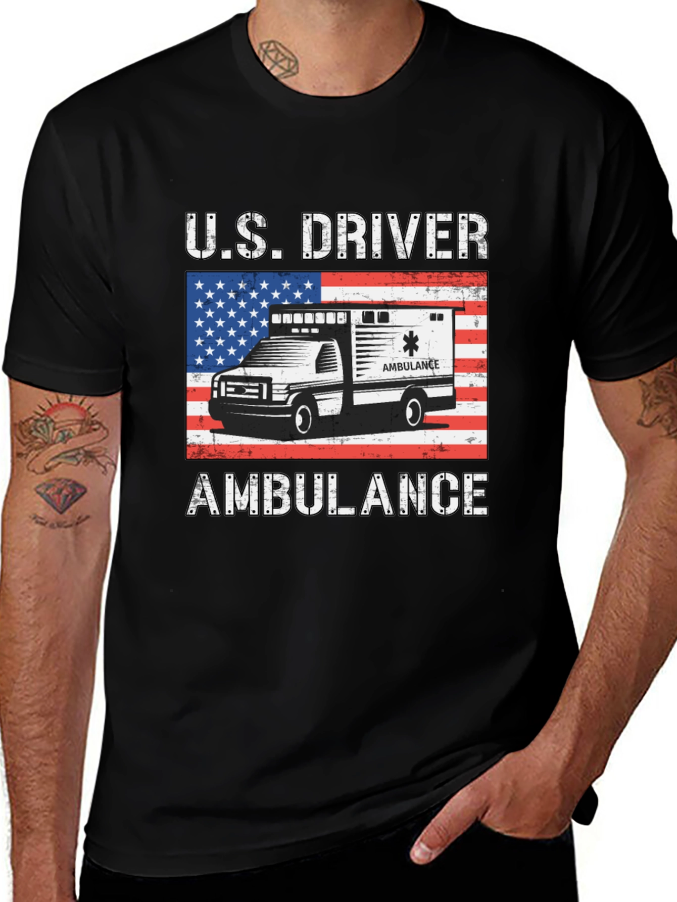 U.S. Driver Ambulance Graphic Tee