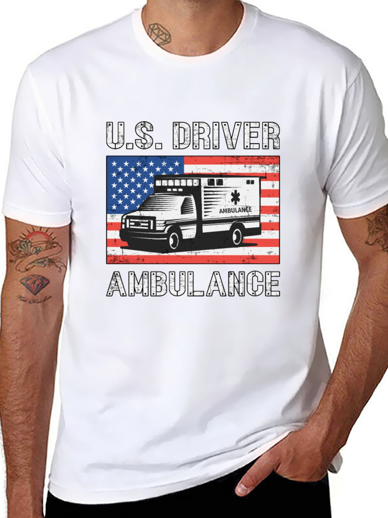U.S. Driver Ambulance Graphic Tee