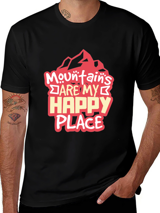 Mountains Are My Happy Place Graphic Tee