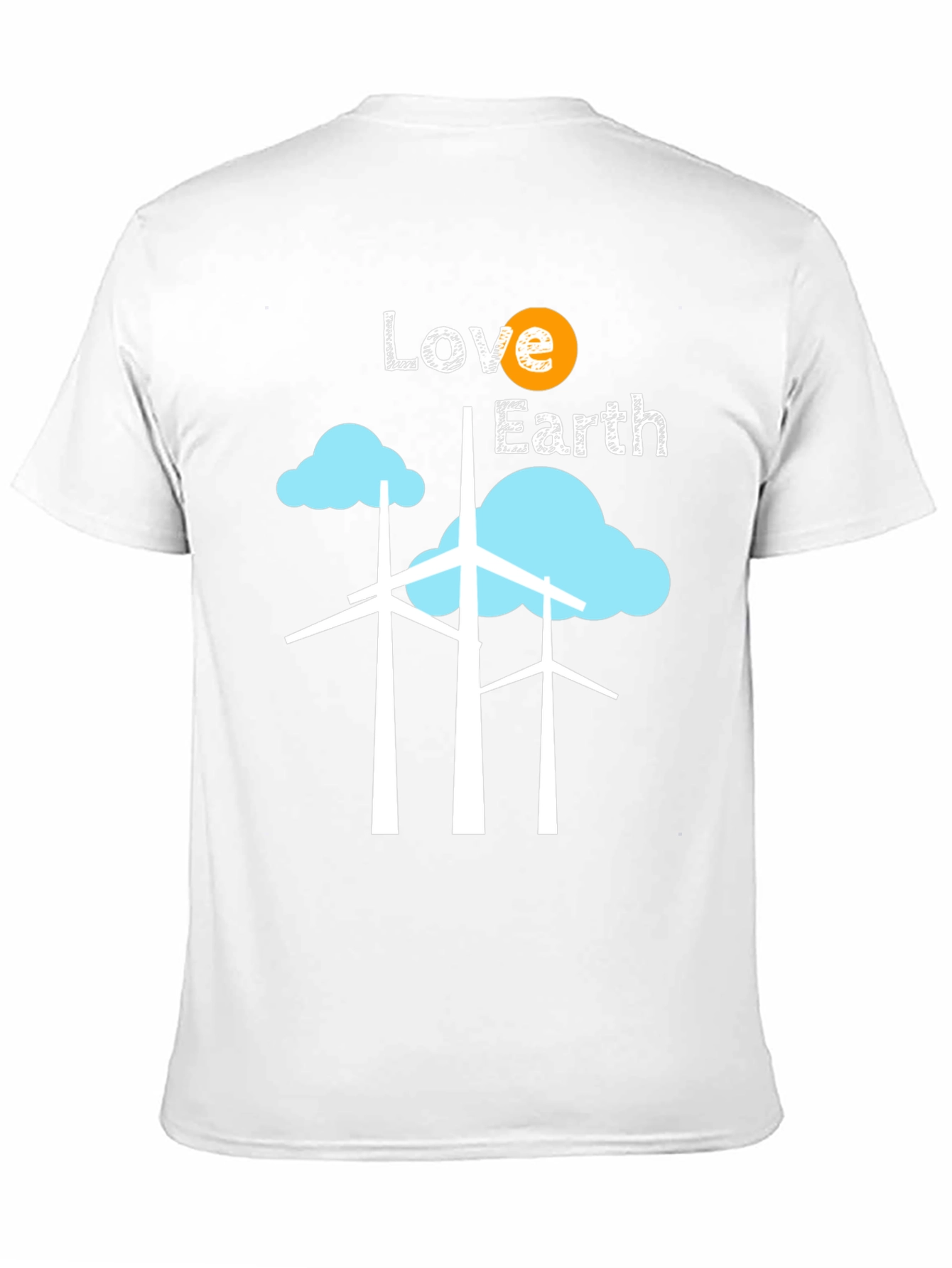 Eco-Friendly Love Earth Graphic T-Shirt