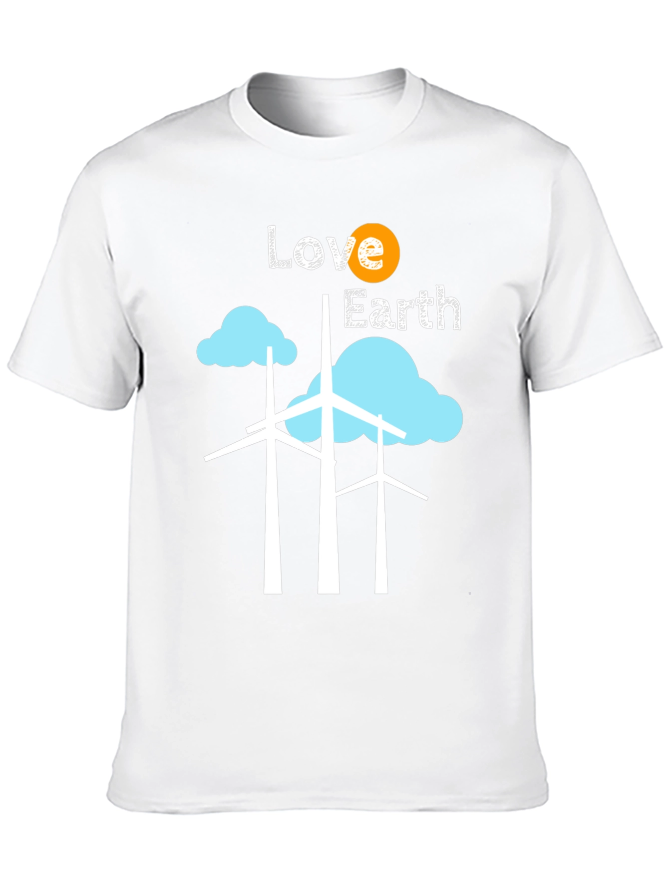 Eco-Friendly Love Earth Graphic T-Shirt