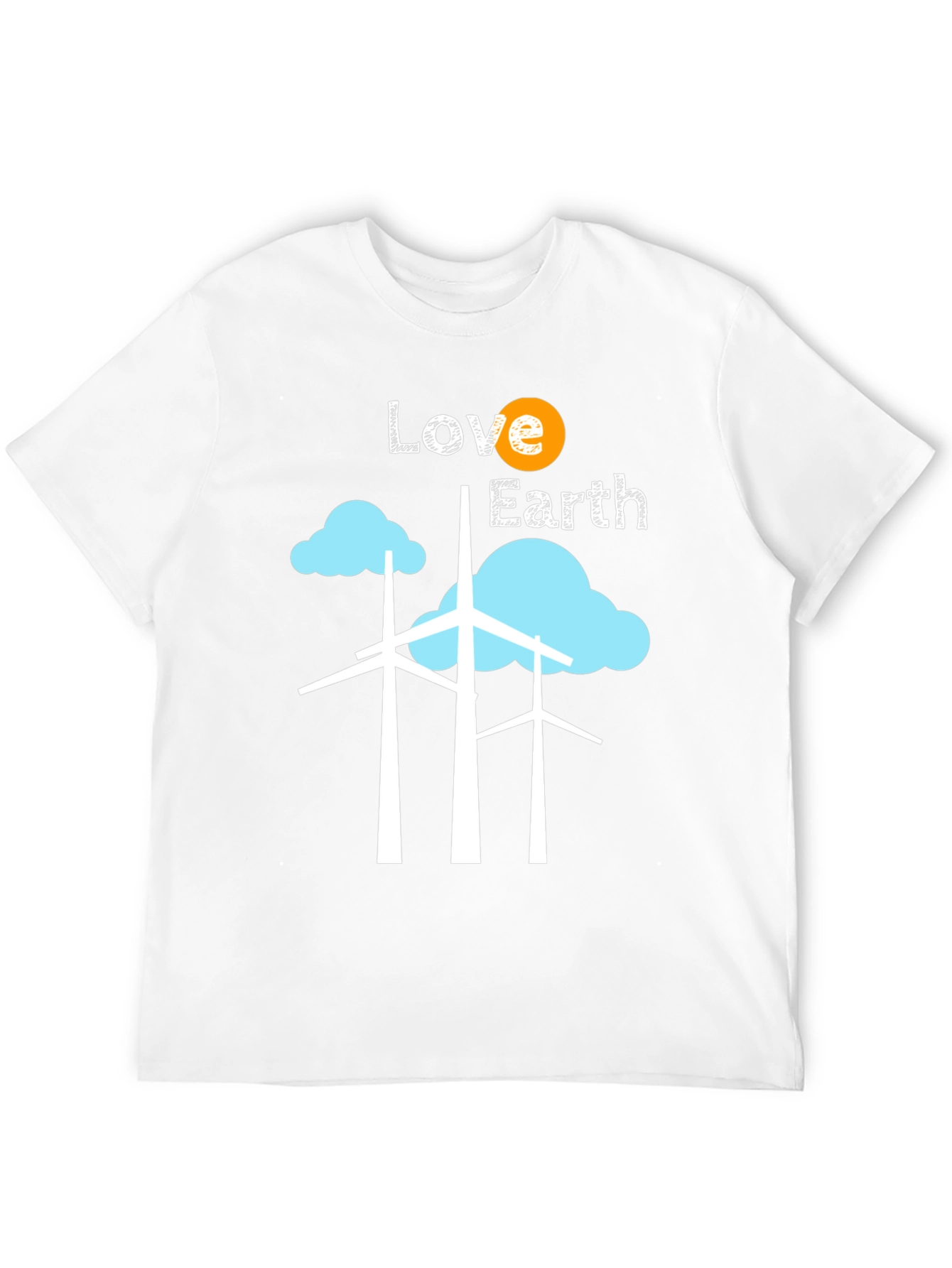 Eco-Friendly Love Earth Graphic T-Shirt