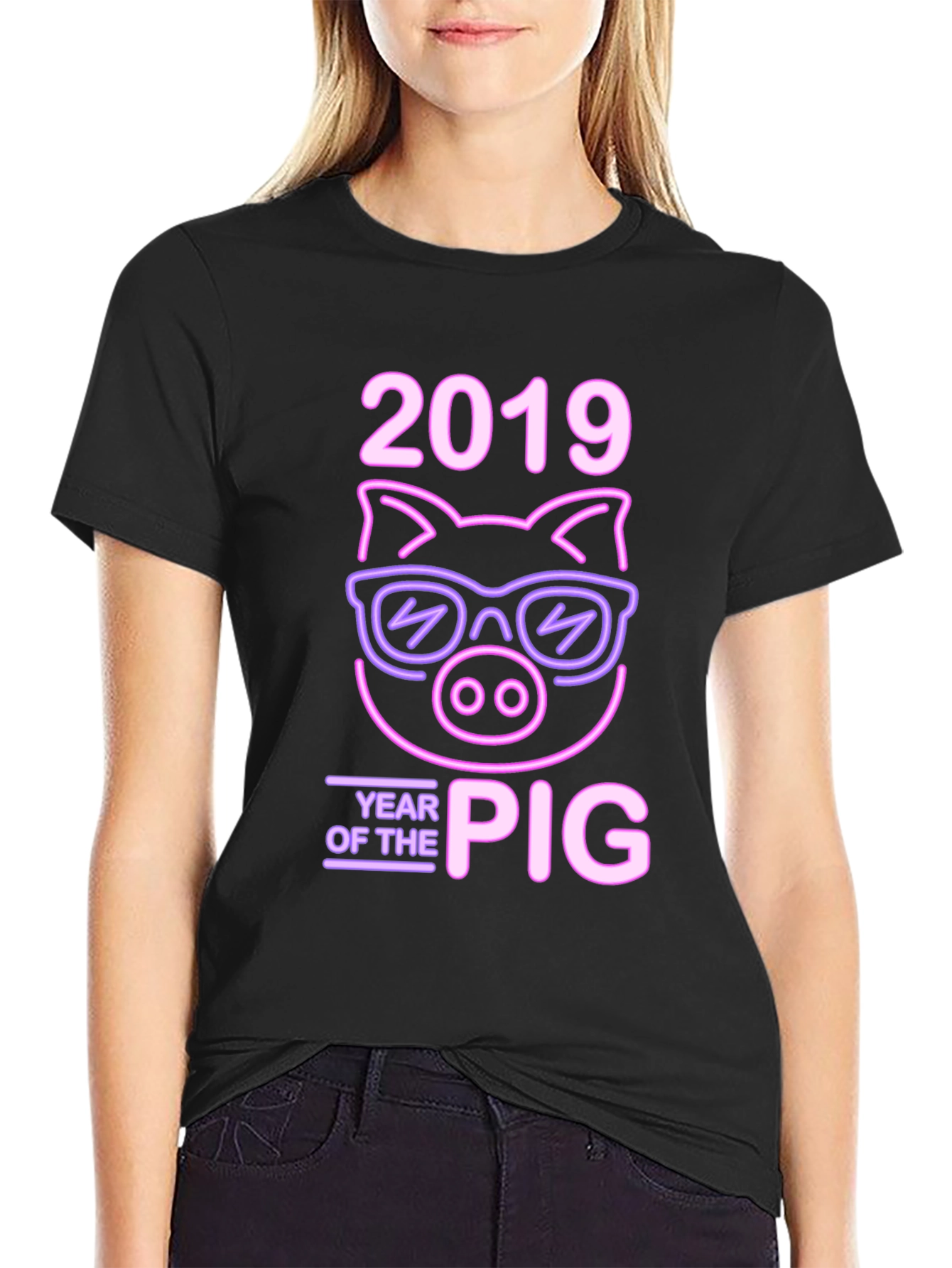 2019 Year of the Pig Graphic T-Shirt