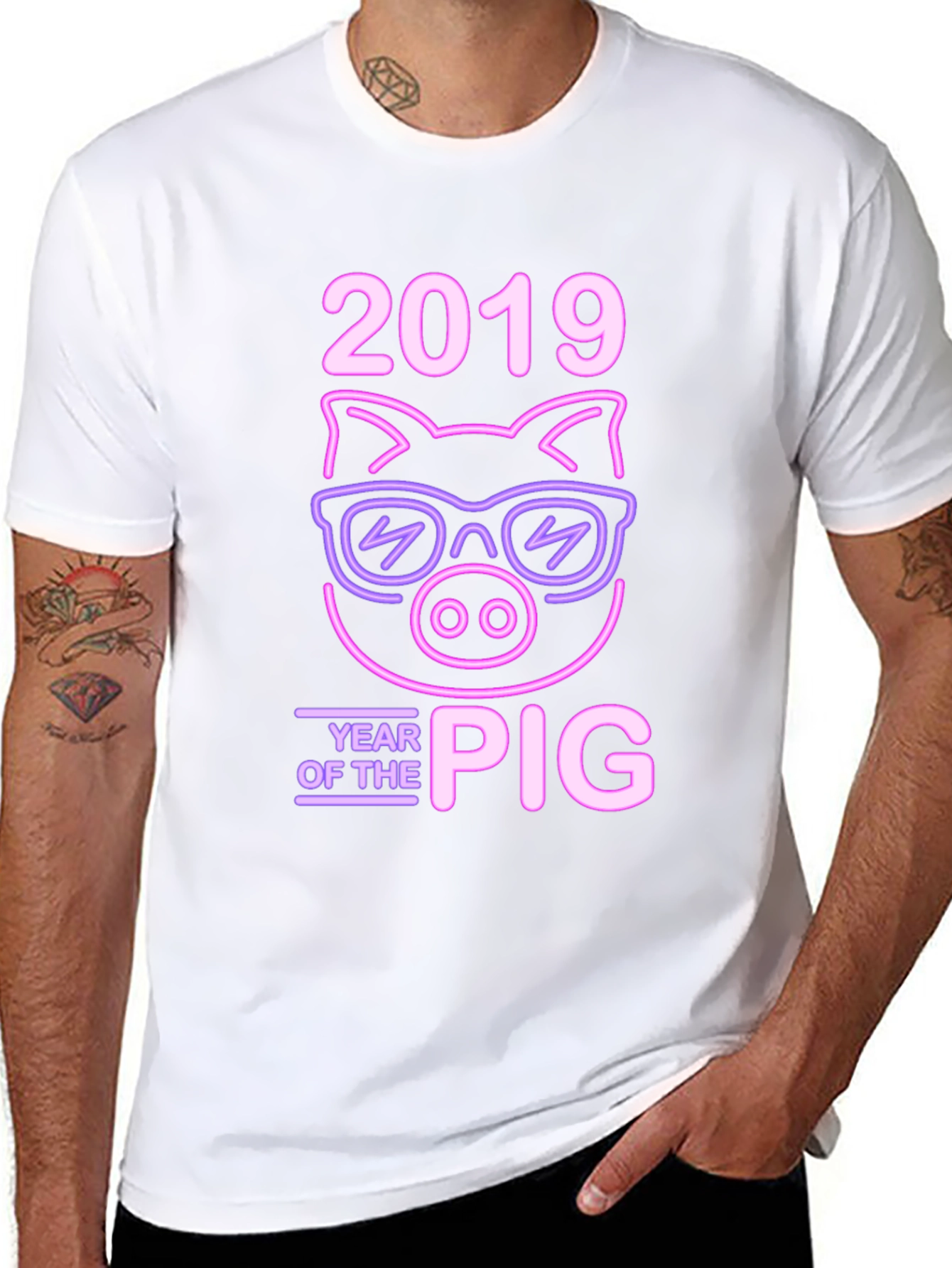 2019 Year of the Pig Graphic T-Shirt