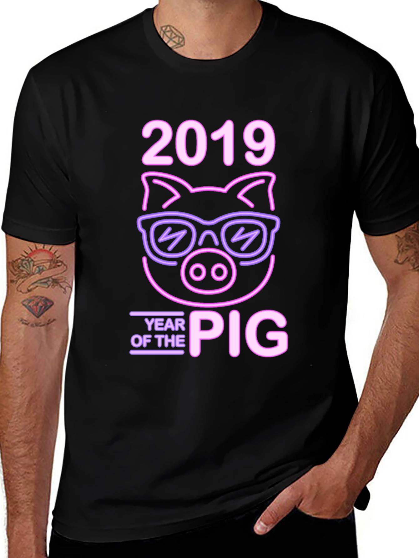 2019 Year of the Pig Graphic T-Shirt