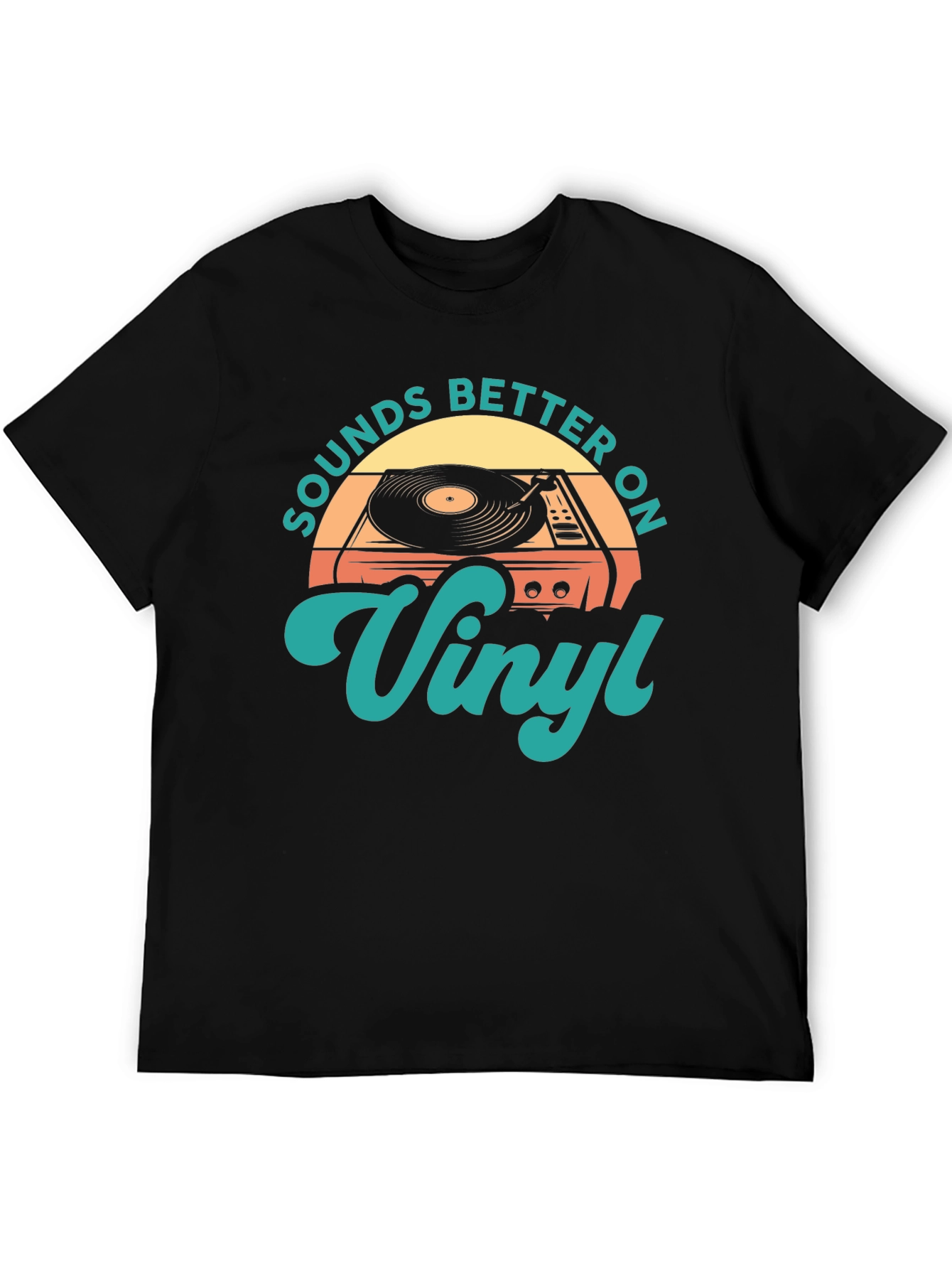Sounds Better On Vinyl Retro T-Shirt