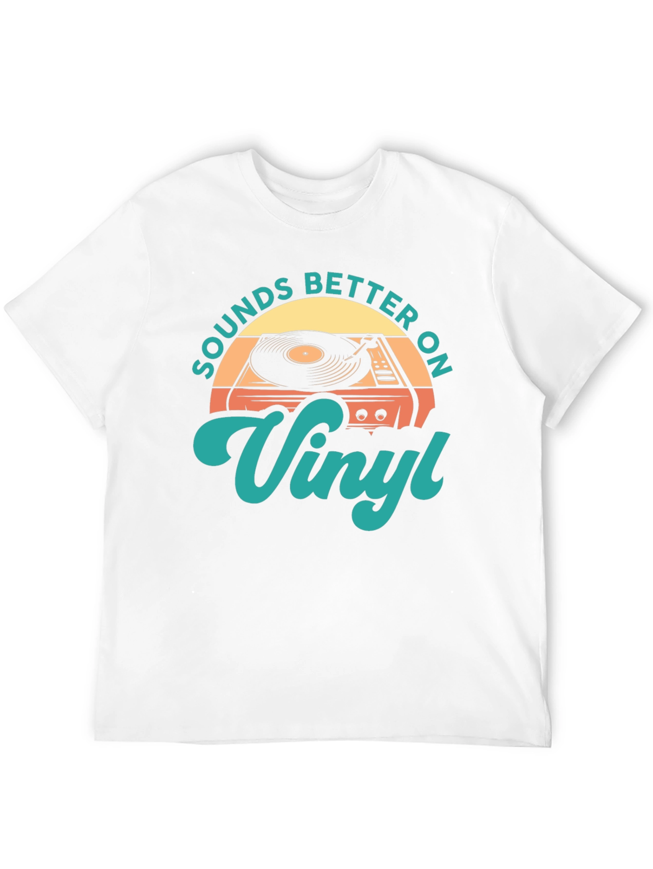 Sounds Better On Vinyl Retro T-Shirt