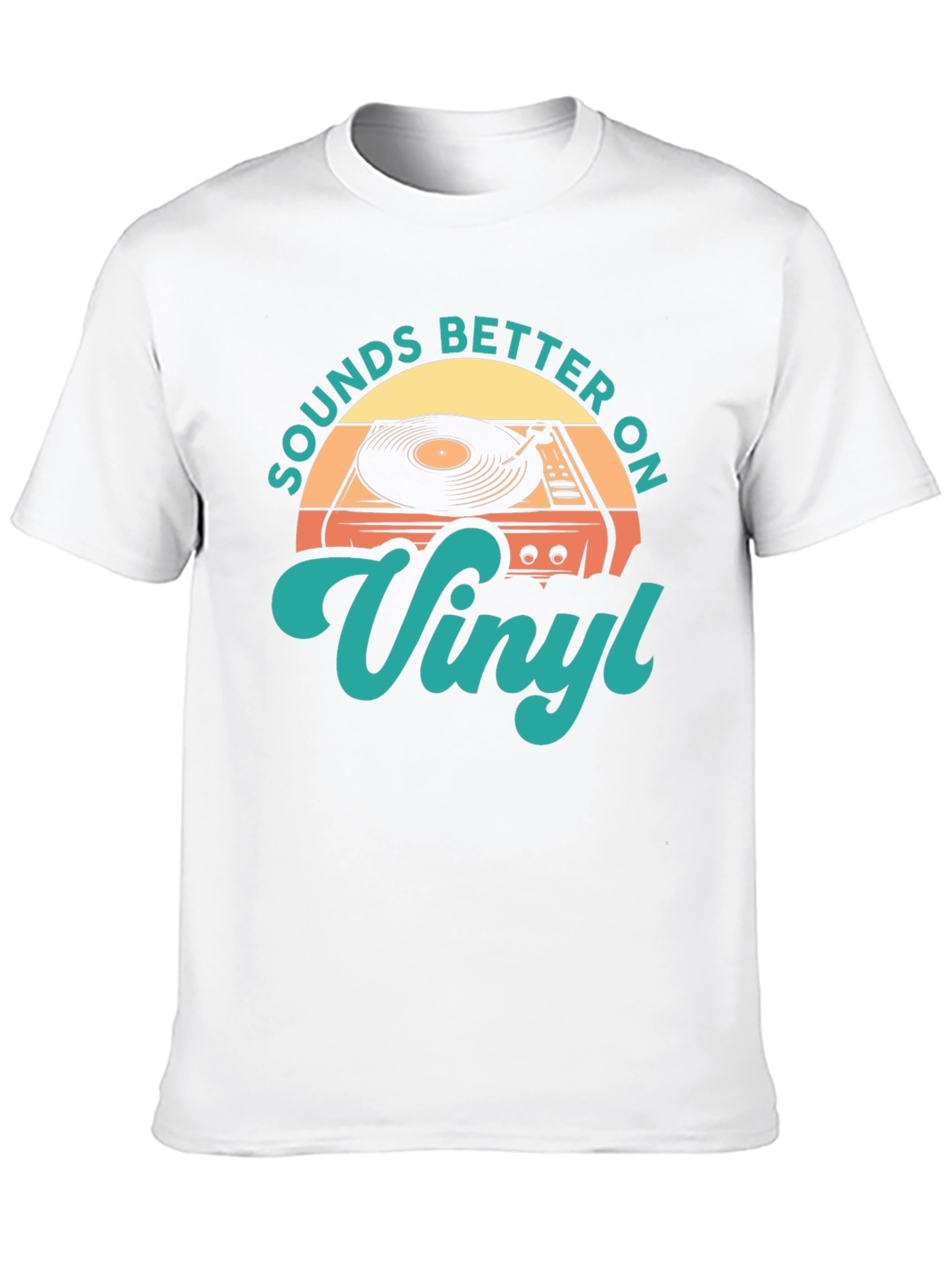 Sounds Better On Vinyl Retro T-Shirt