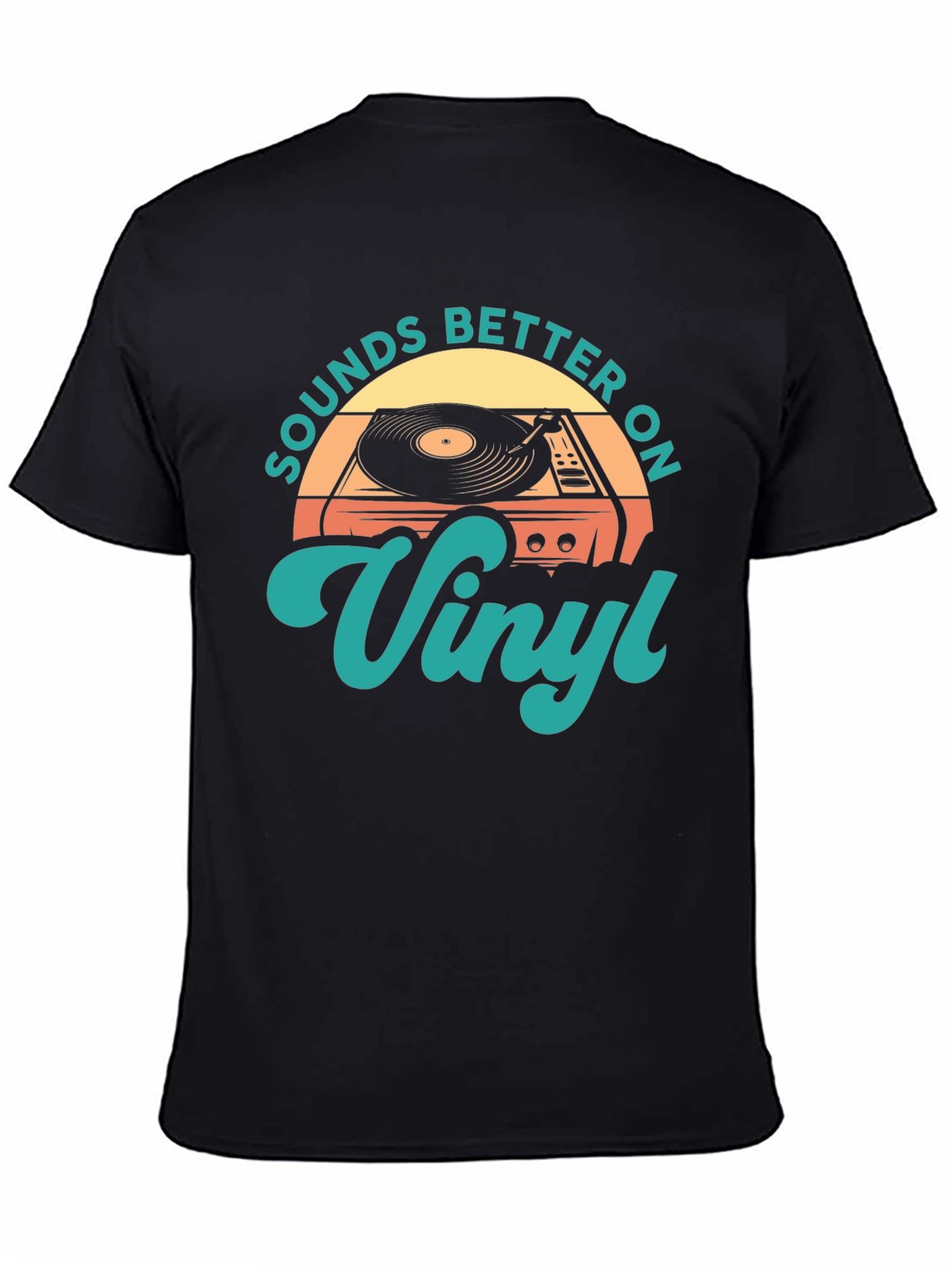 Sounds Better On Vinyl Retro T-Shirt