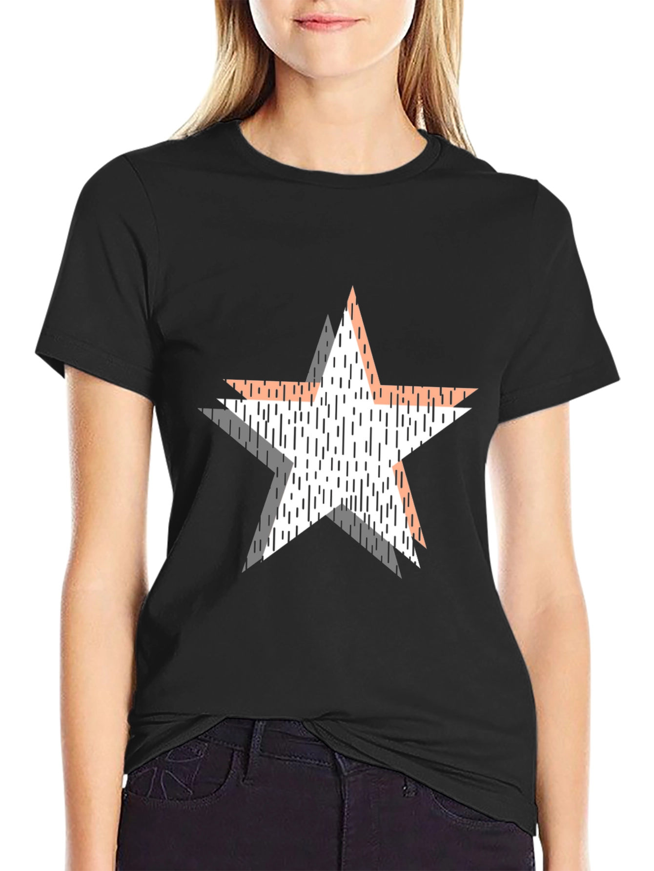 Star Graphic Black T-Shirt