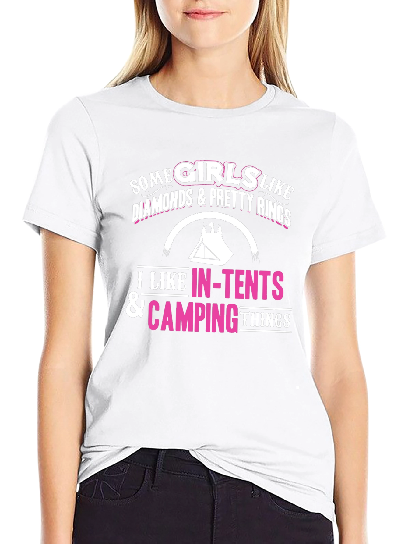 Camping Lover T-Shirt - Some Girls Like Camping Things