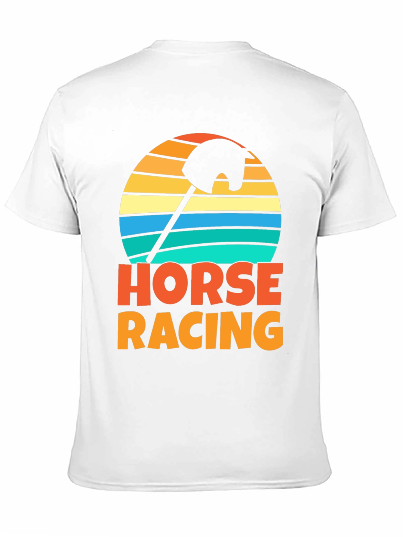 Retro Horse Racing Stick Hobby Horse T-Shirt