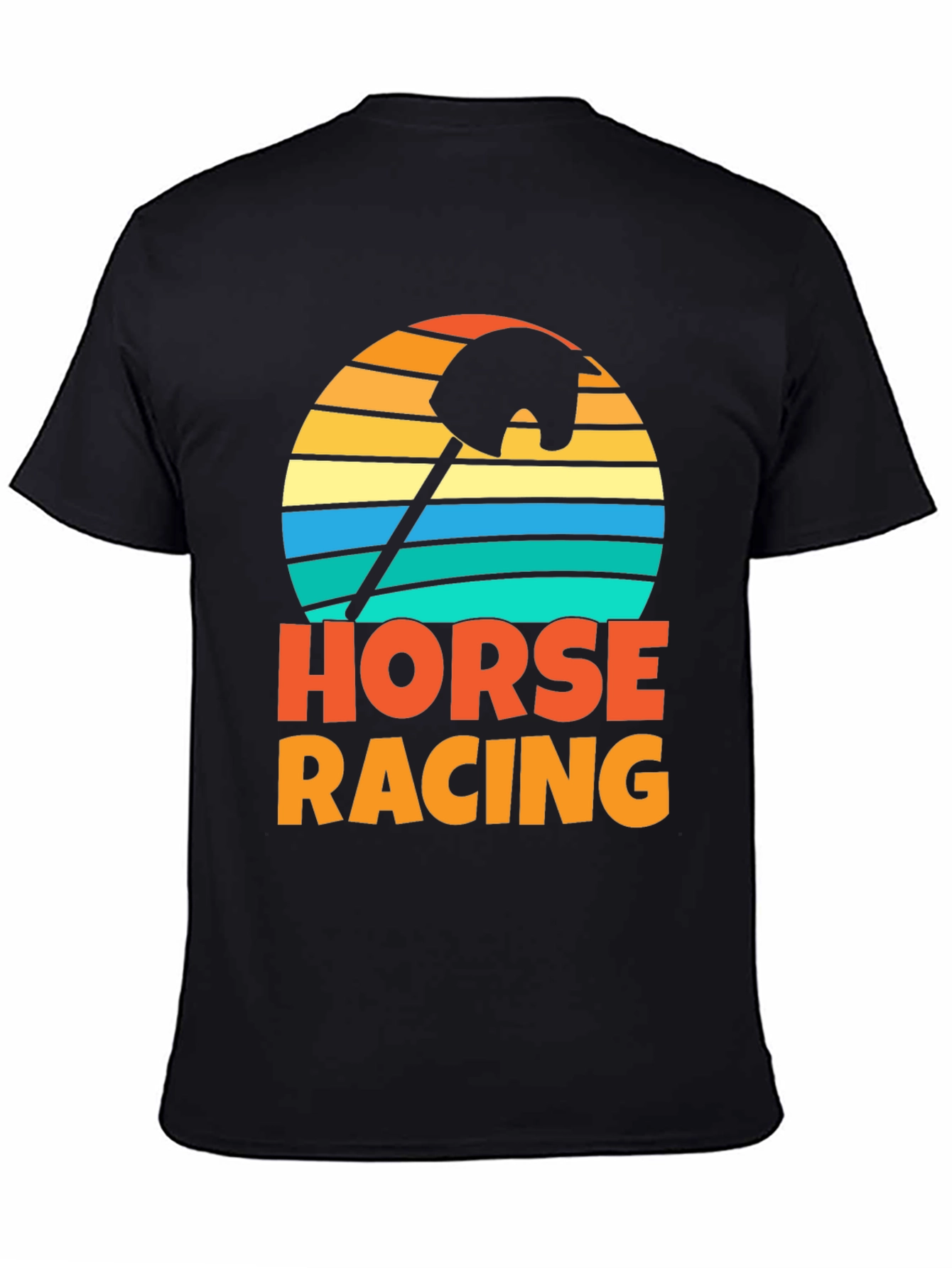 Retro Horse Racing Stick Hobby Horse T-Shirt