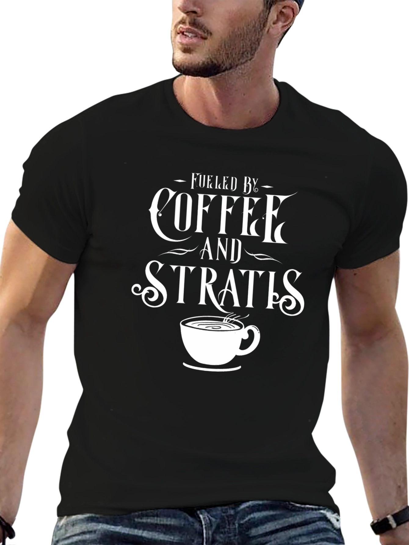 Fueled by Coffee and Strats T-Shirt