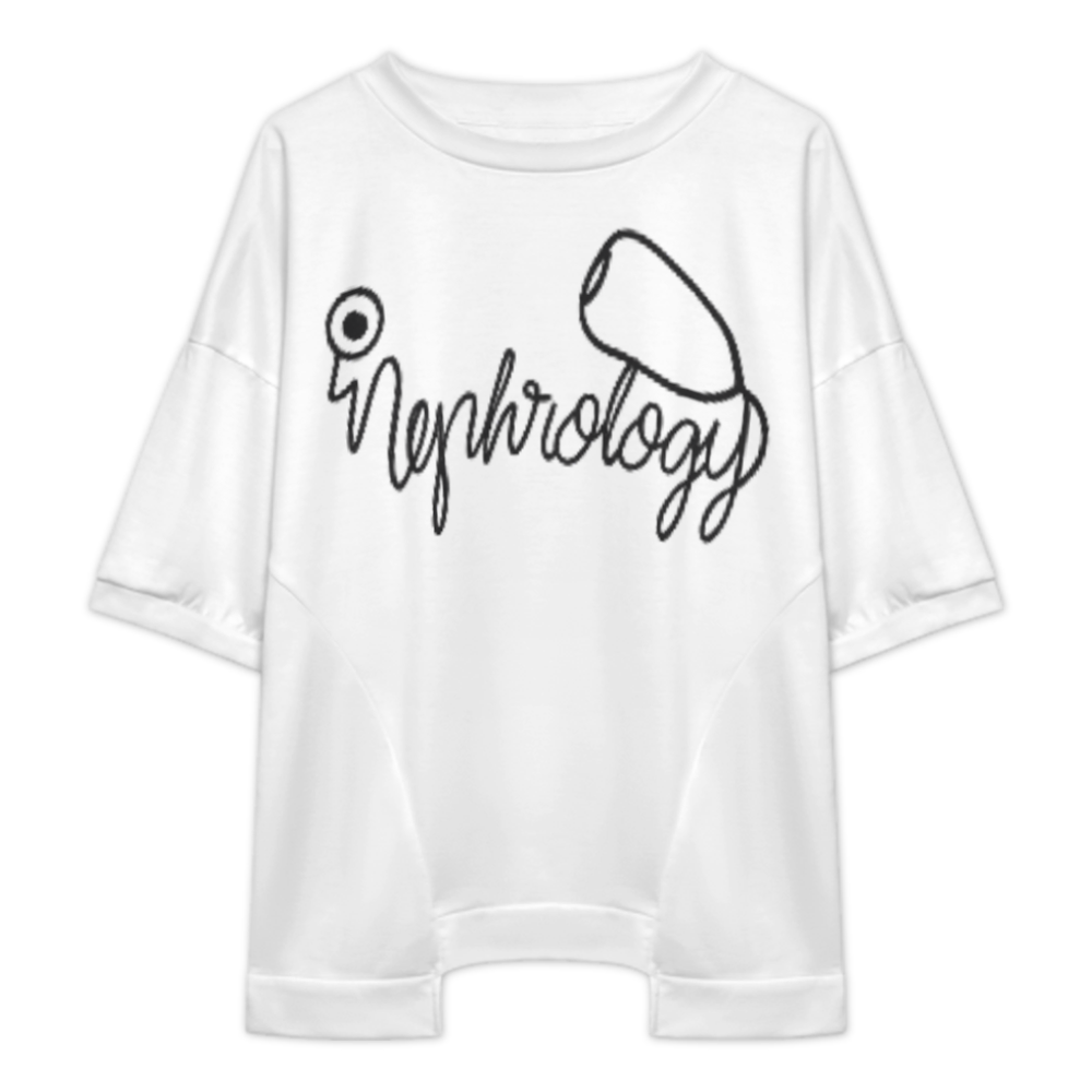 Nephrology Heart Stethoscope T-Shirt – Nurse & Kidney Specialist Gift(z1151)
