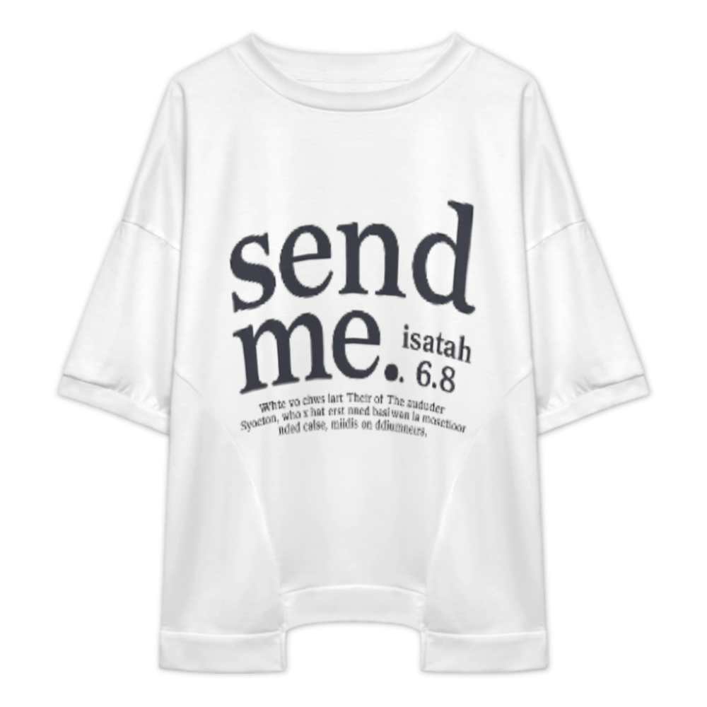 Send Me Isaiah 6:8 Christian Faith Graphic Tee – Inspirational Bible Verse Shirt(z1142)