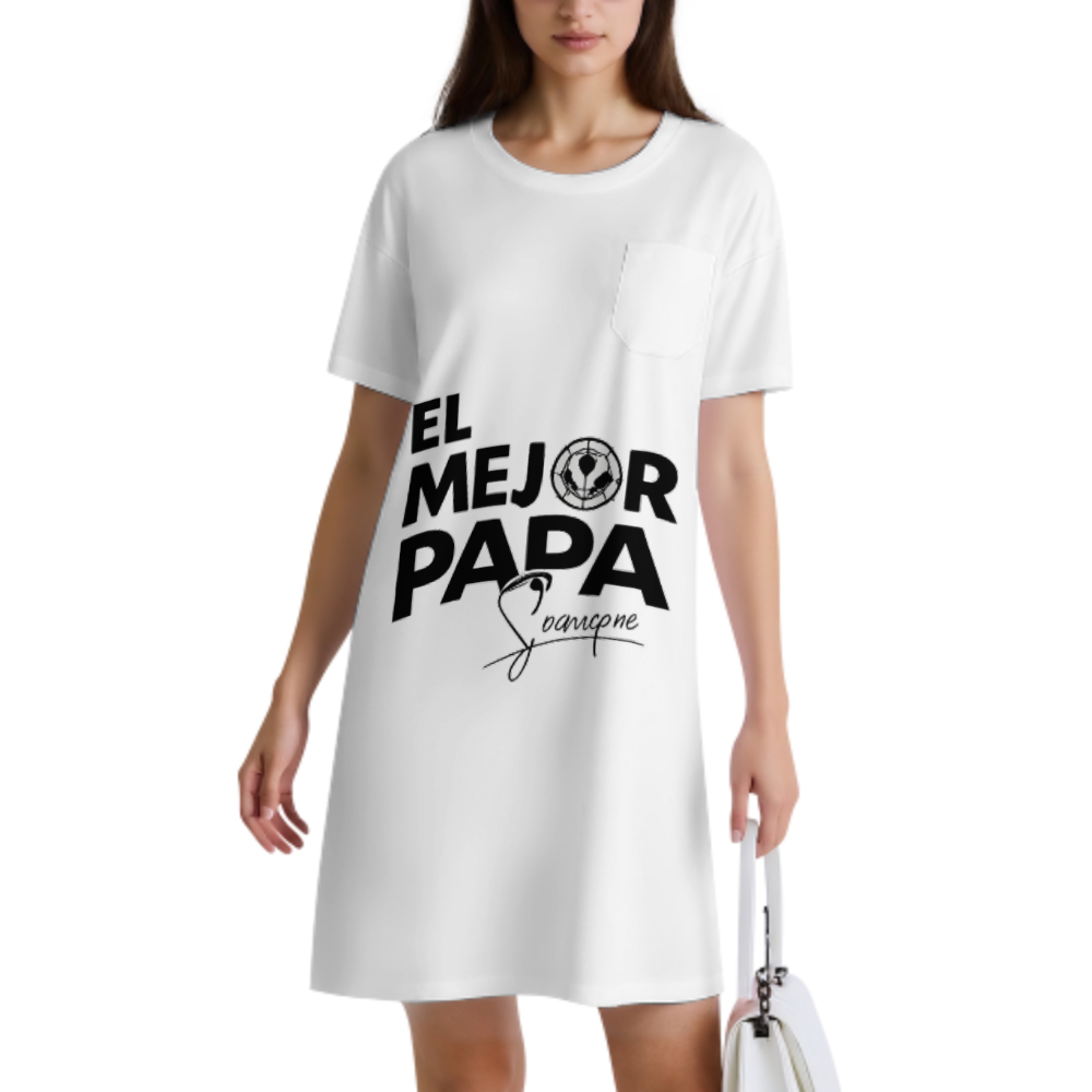 El Mejor Papá Siempre T-Shirt | Best Dad Ever Spanish Father's Day Graphic Tee(z1167)