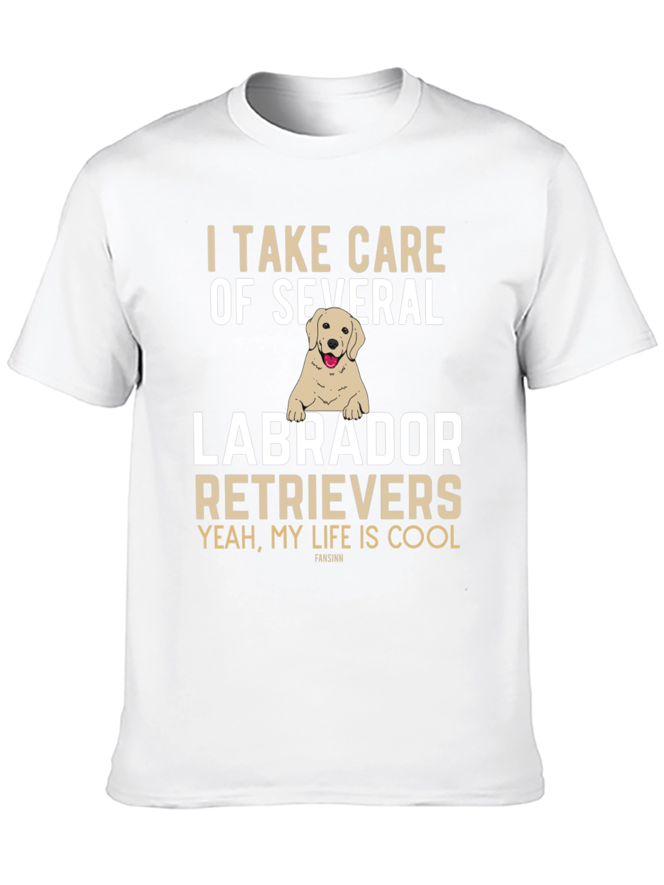 Labrador Retrievers Graphic T-Shirt Cool Life Tee
