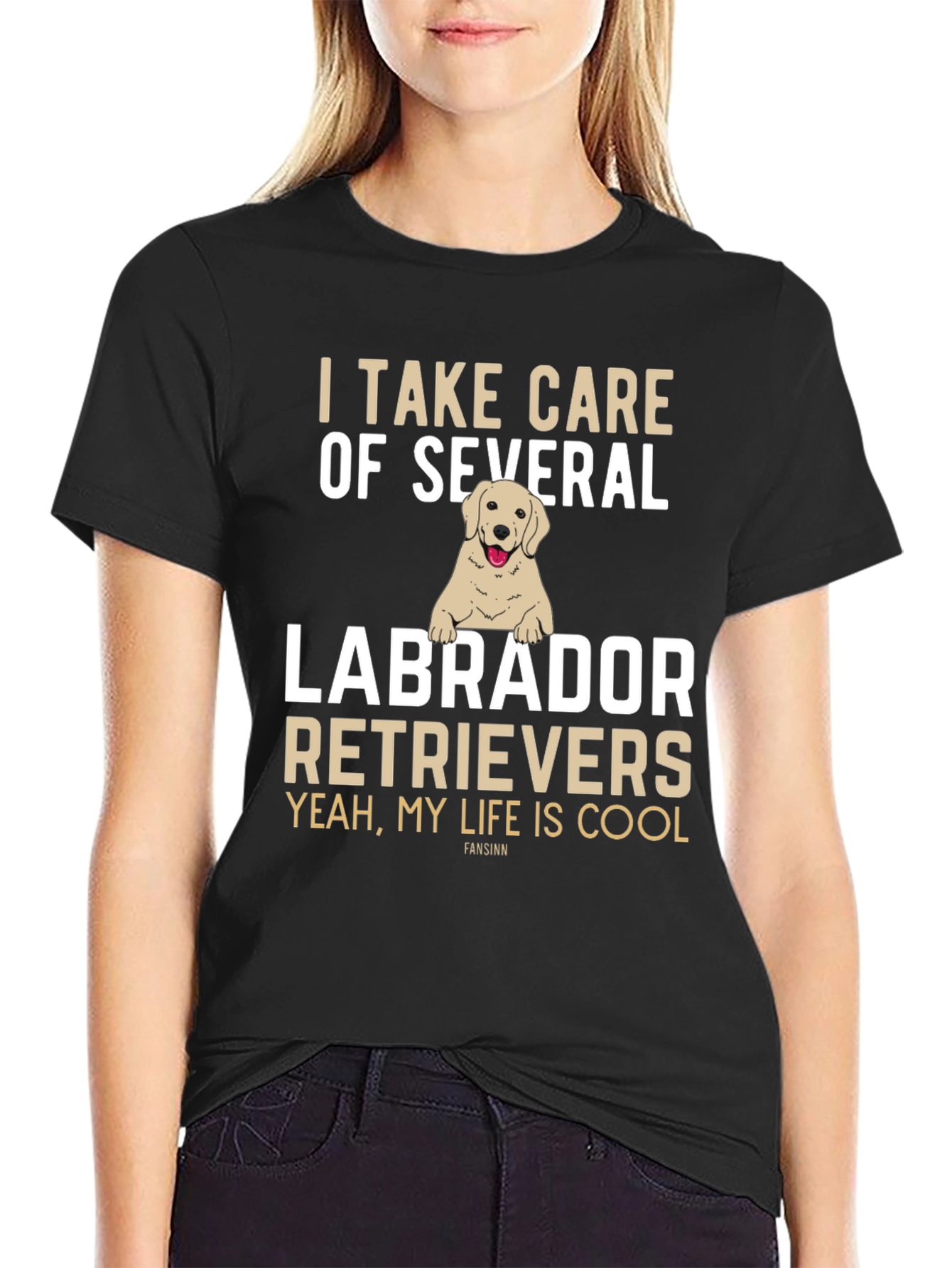 Labrador Retrievers Graphic T-Shirt Cool Life Tee