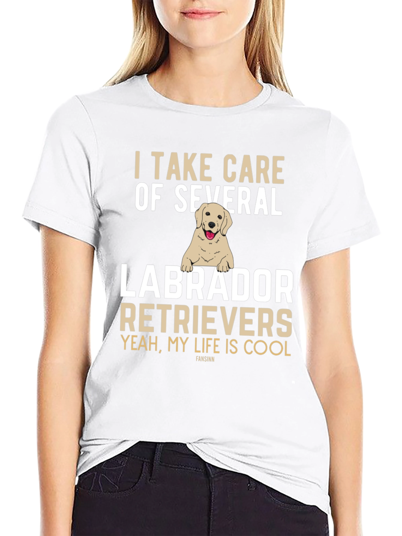 Labrador Retrievers Graphic T-Shirt Cool Life Tee