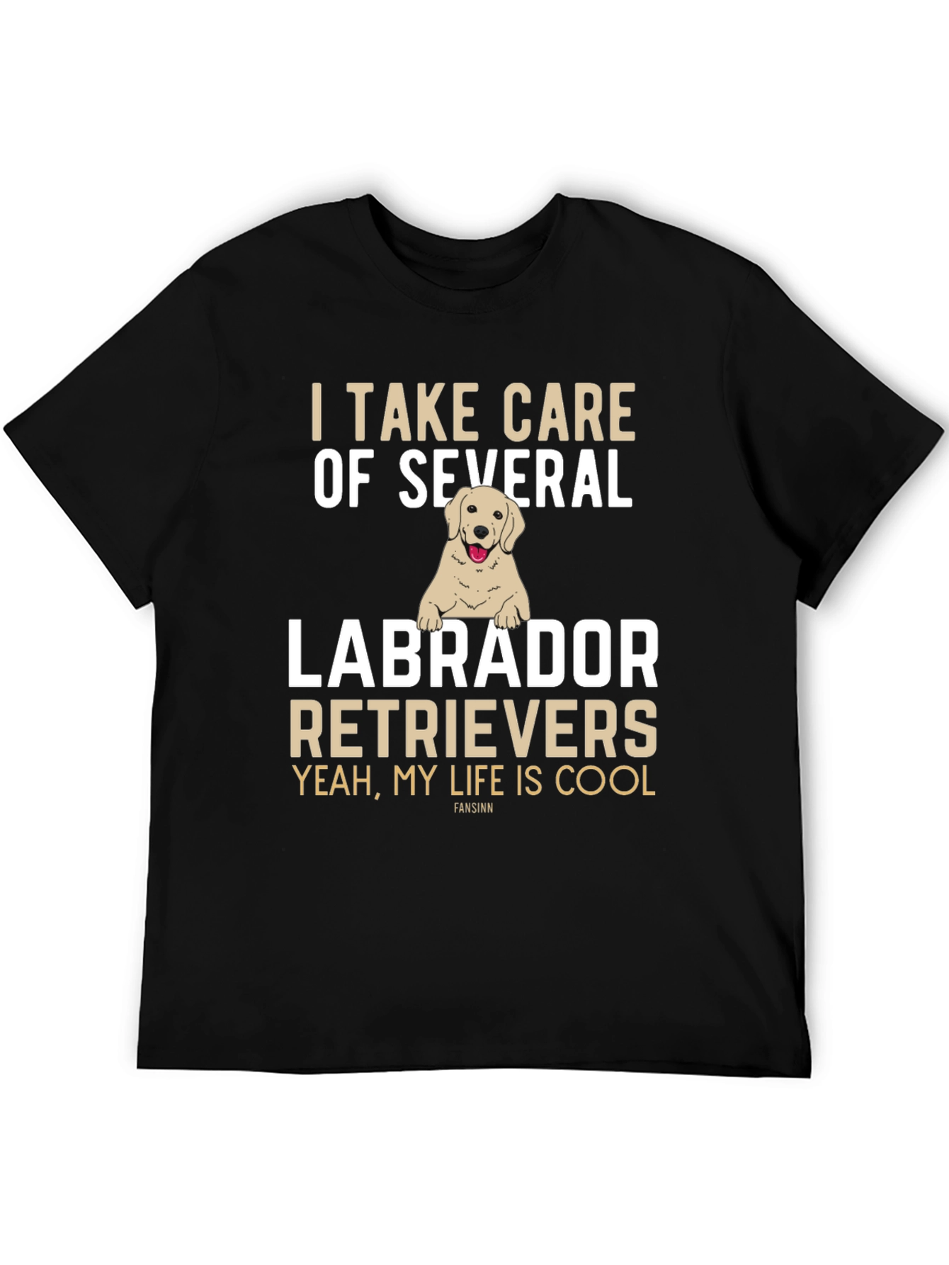 Labrador Retrievers Graphic T-Shirt Cool Life Tee