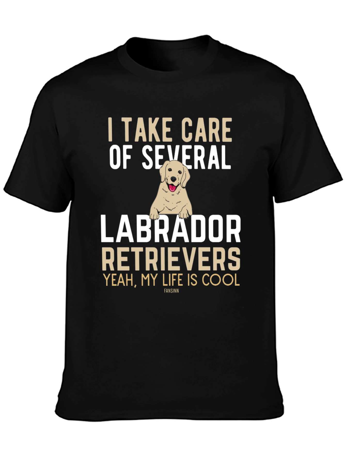 Labrador Retrievers Graphic T-Shirt Cool Life Tee
