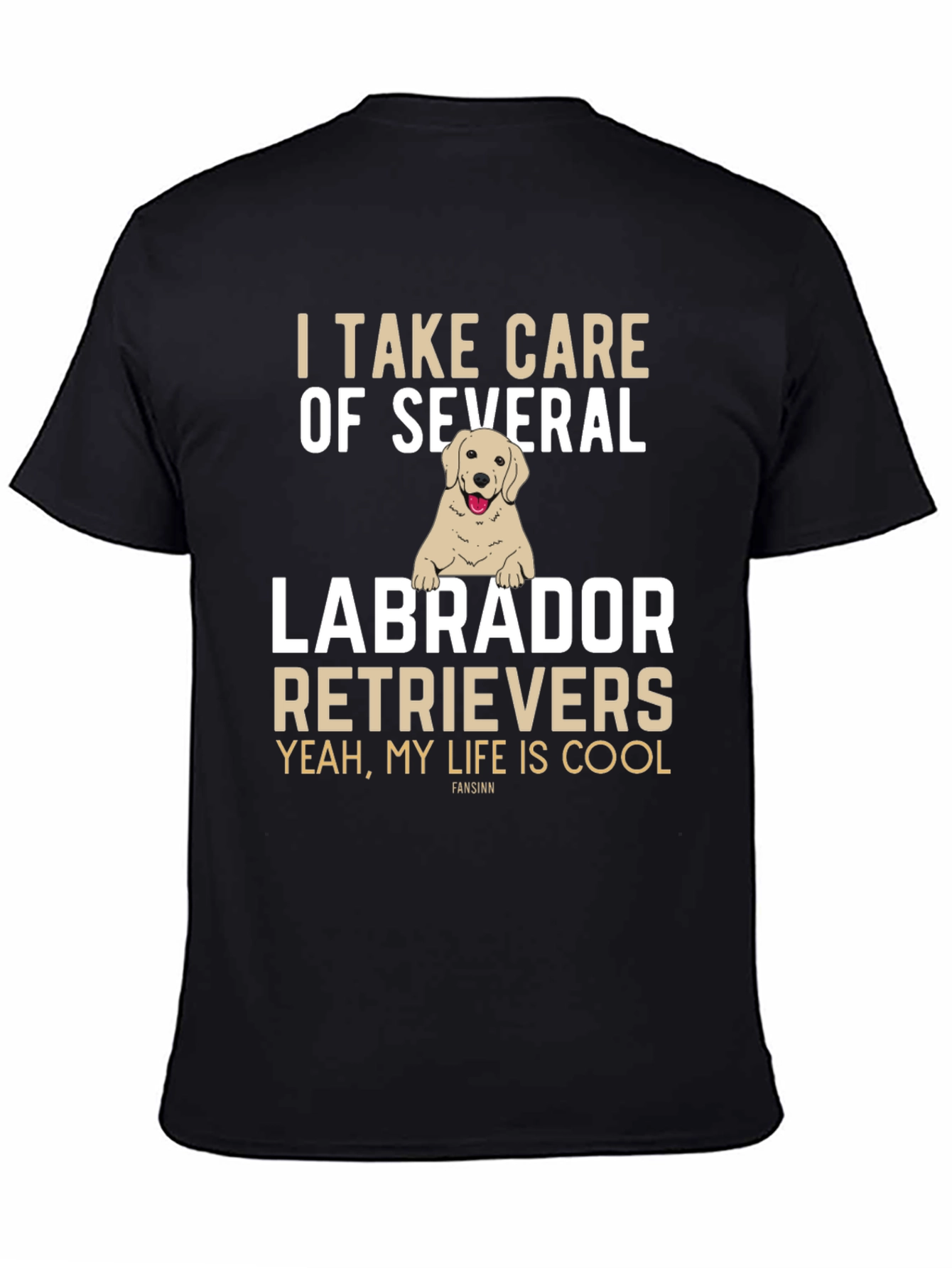 Labrador Retrievers Graphic T-Shirt Cool Life Tee