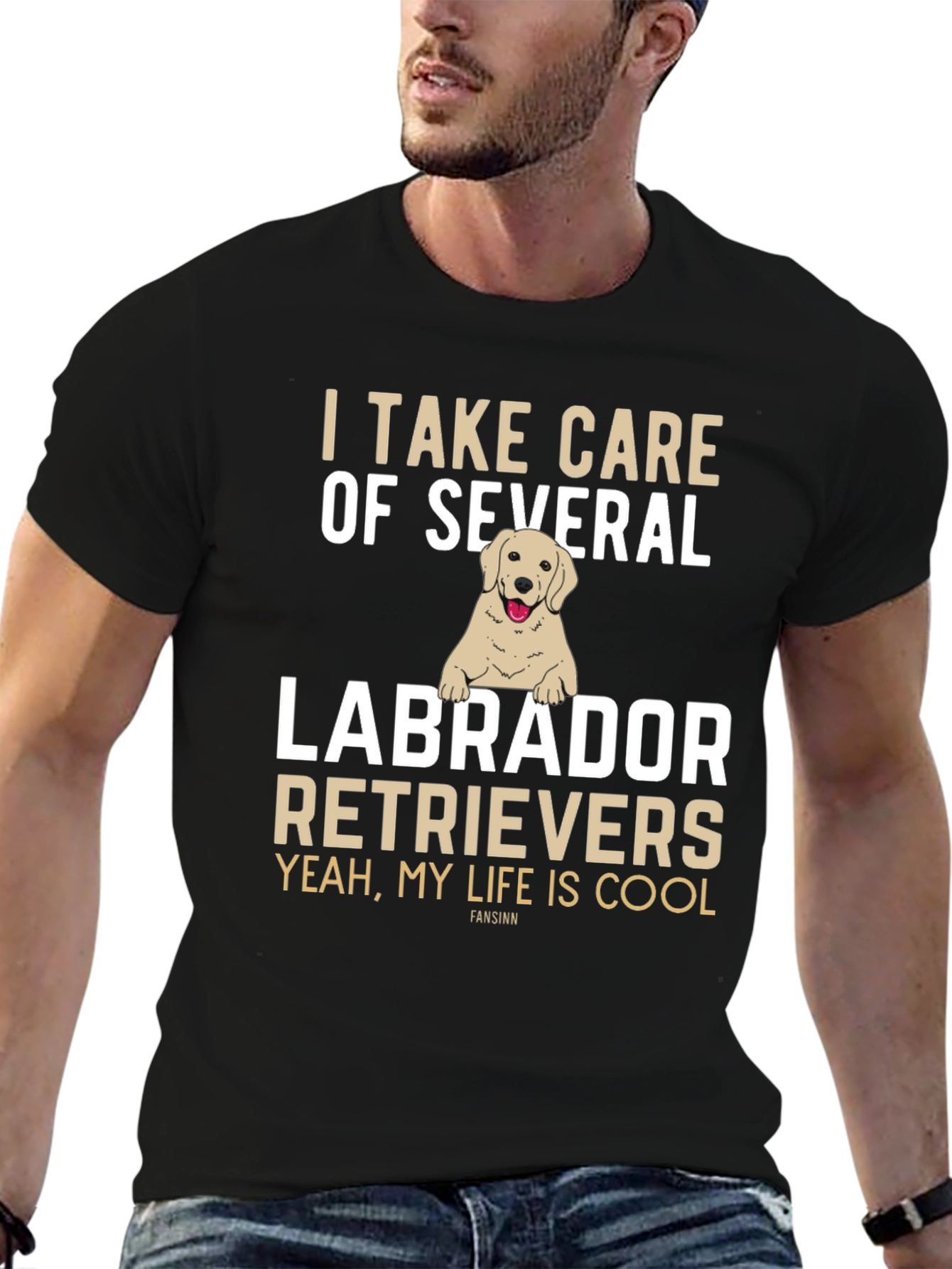 Labrador Retrievers Graphic T-Shirt Cool Life Tee