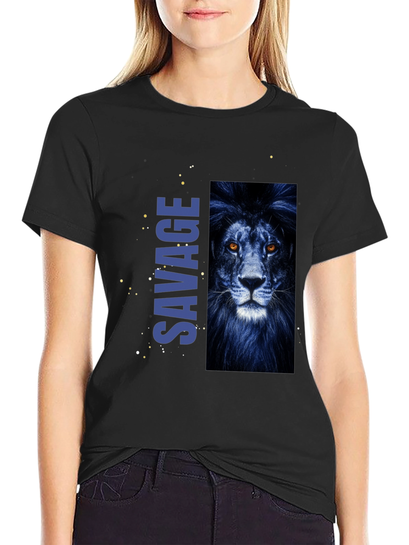 Savage Lion Graphic Tee - Cool & Edgy Style