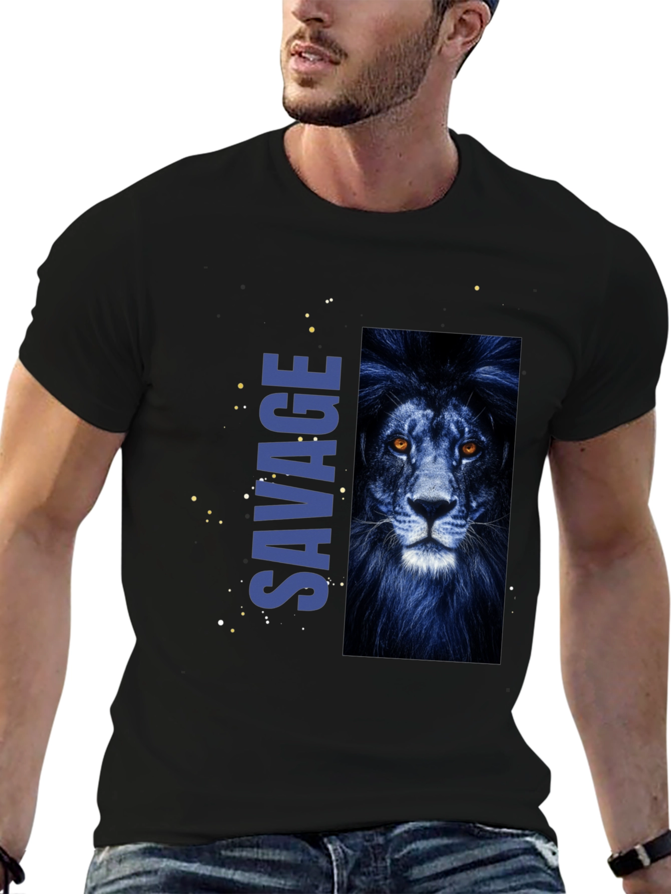 Savage Lion Graphic Tee - Cool & Edgy Style