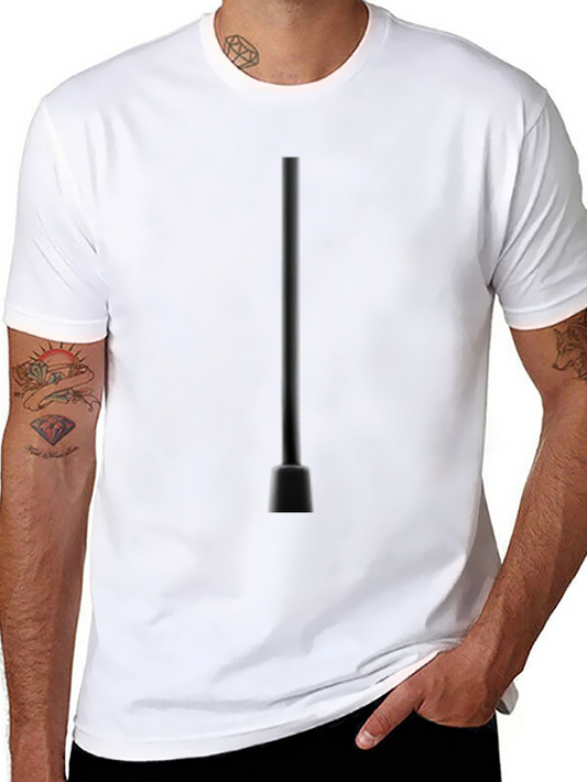 Modern Black Street Light Graphic Tee - Urban Style