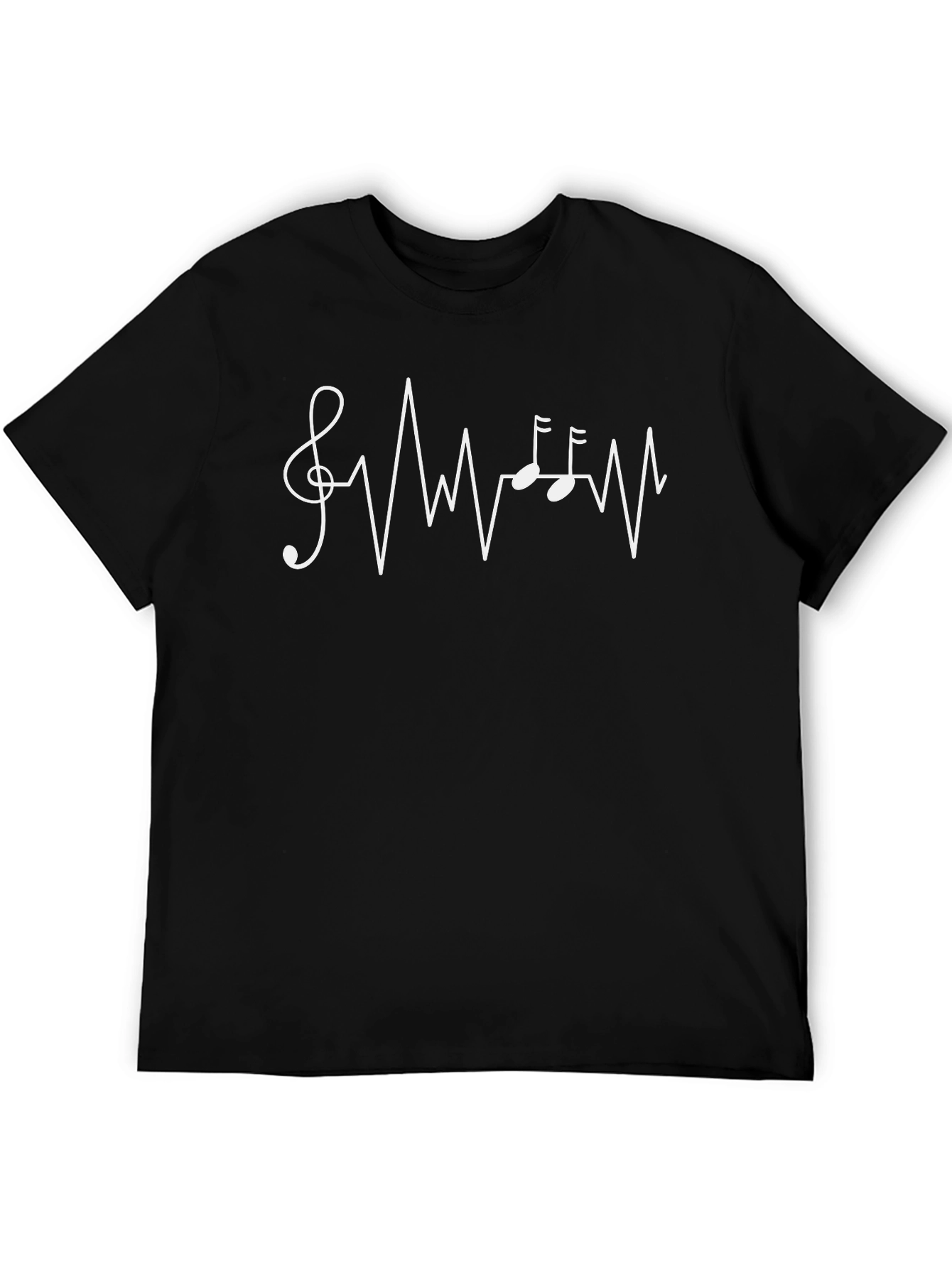 Music Lover Heartbeat Graphic Tee