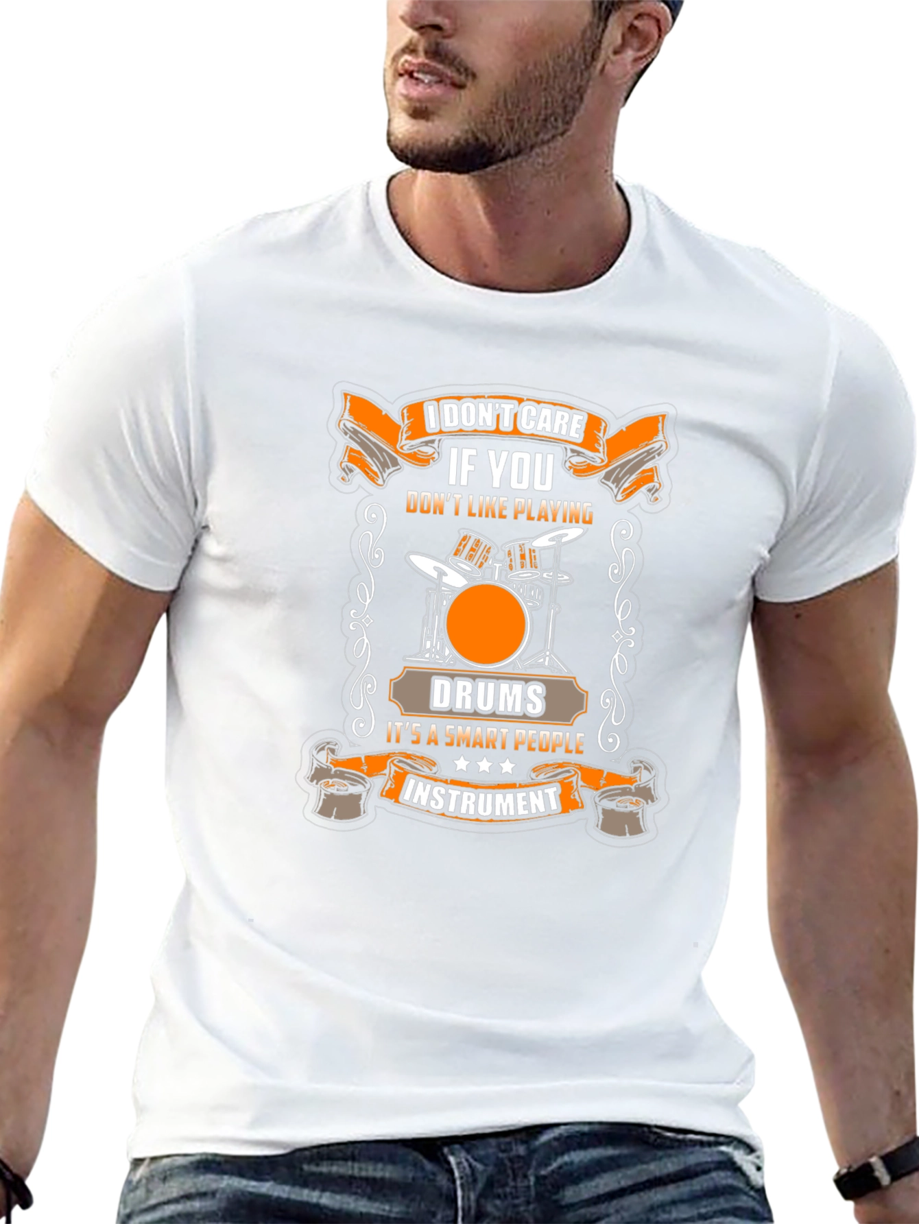 Drum Instrument T-Shirt for Music Lovers