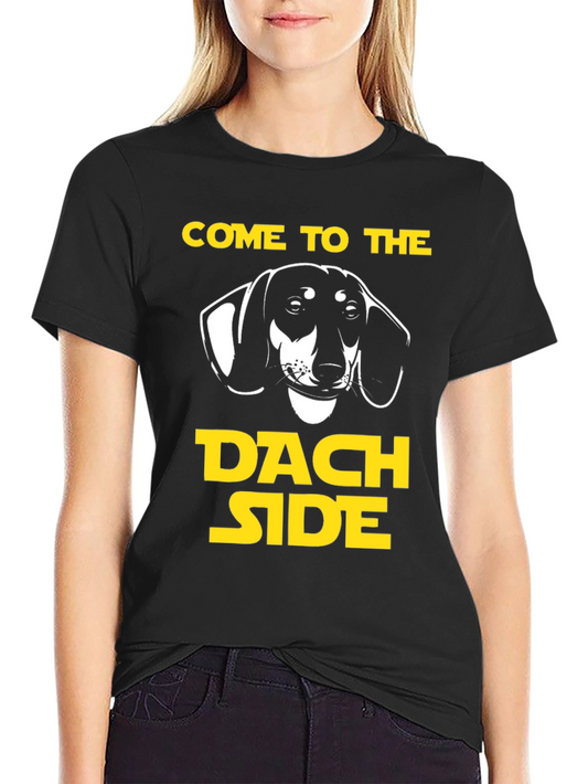Dach Side T-Shirt - Funny Dachshund Tee