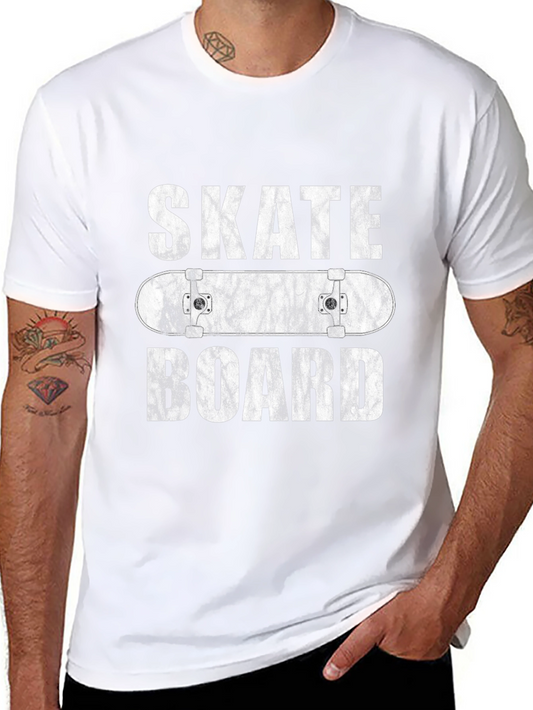 Skateboard Graphic Tee - Cool Skateboarding Design