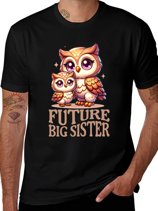 Future Big Sister Owl T-Shirt