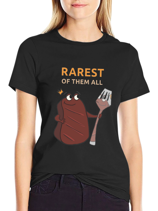 Rarest of Them All T-Shirt - Funny Steak BBQ Tee