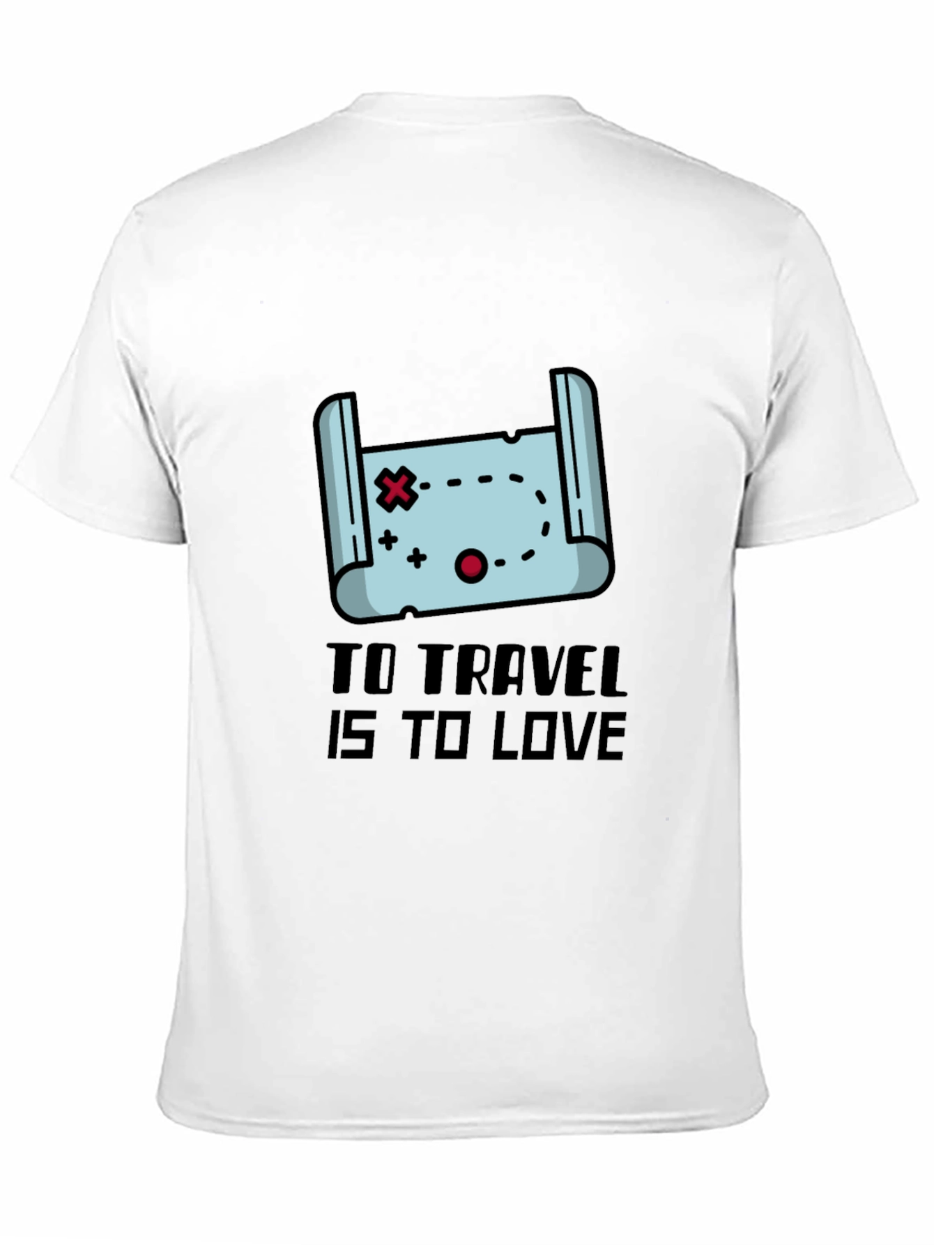 Travel Map Graphic T-Shirt: Explore in Style
