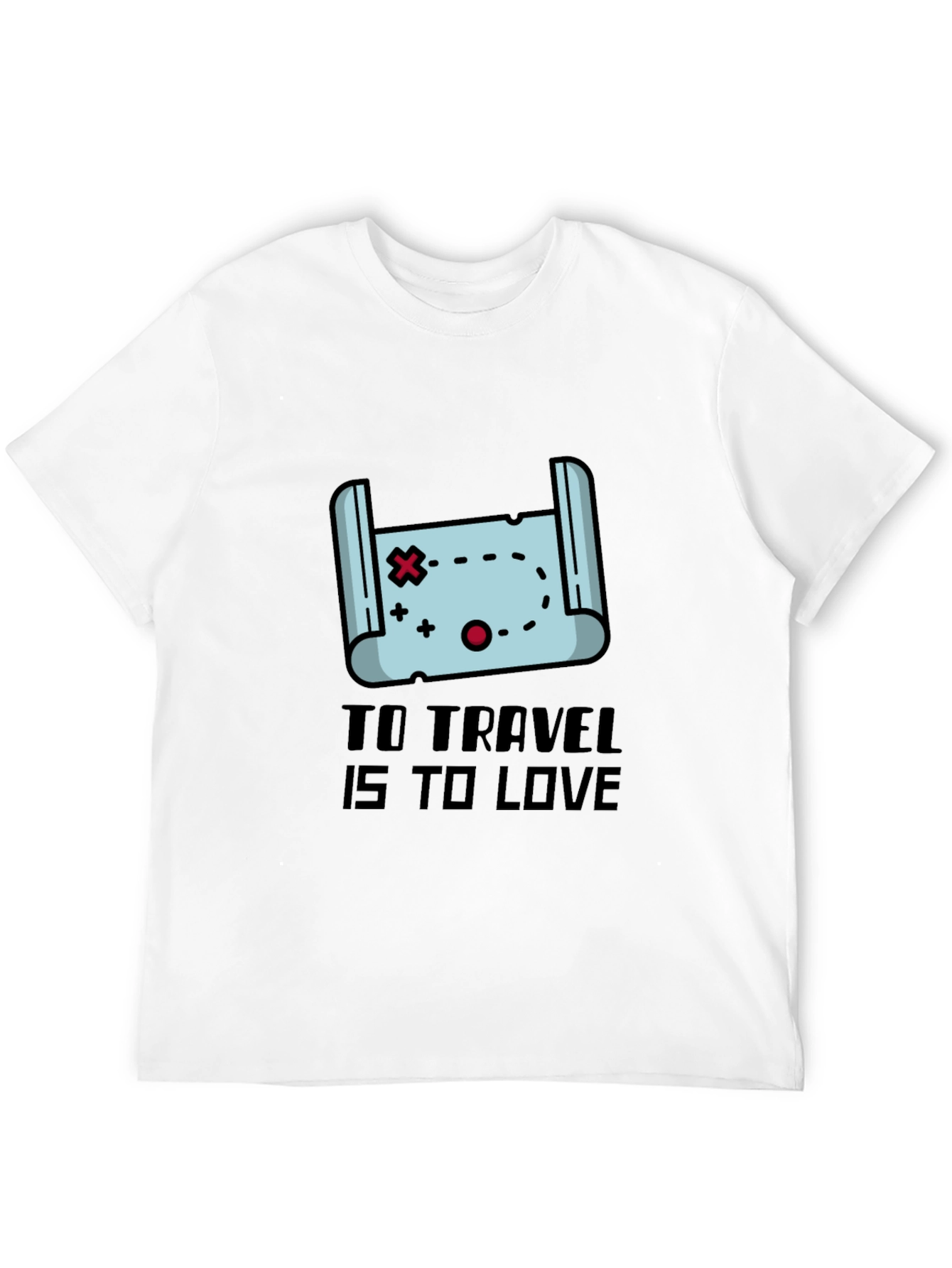 Travel Map Graphic T-Shirt: Explore in Style