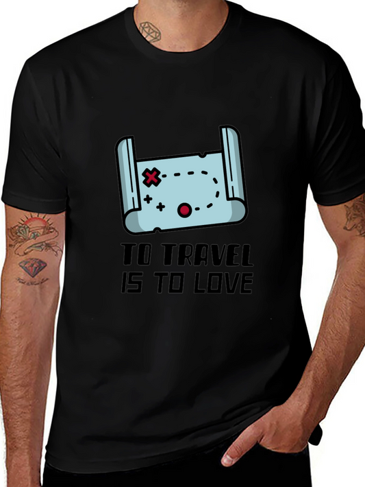 Travel Map Graphic T-Shirt: Explore in Style