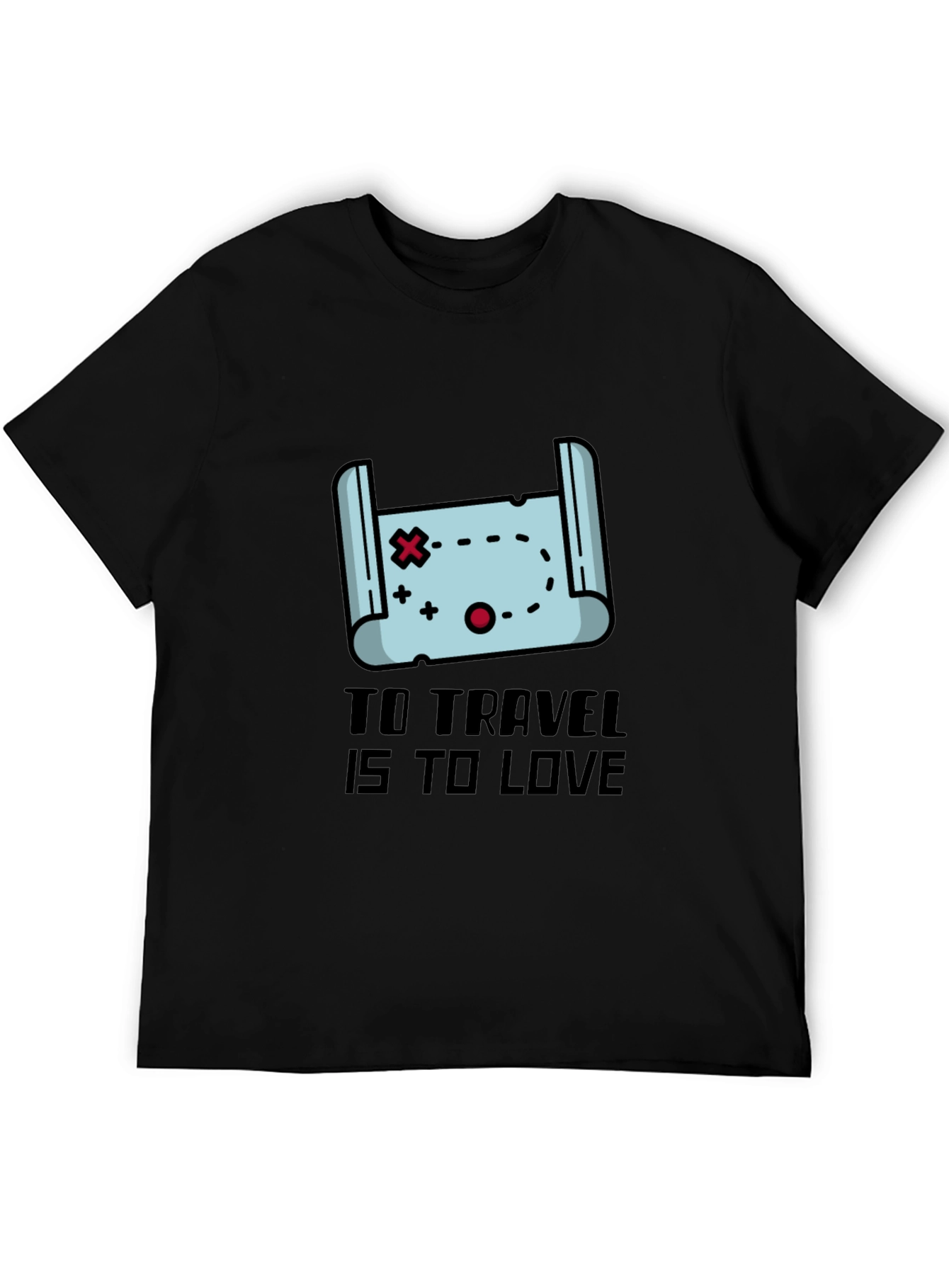 Travel Map Graphic T-Shirt: Explore in Style