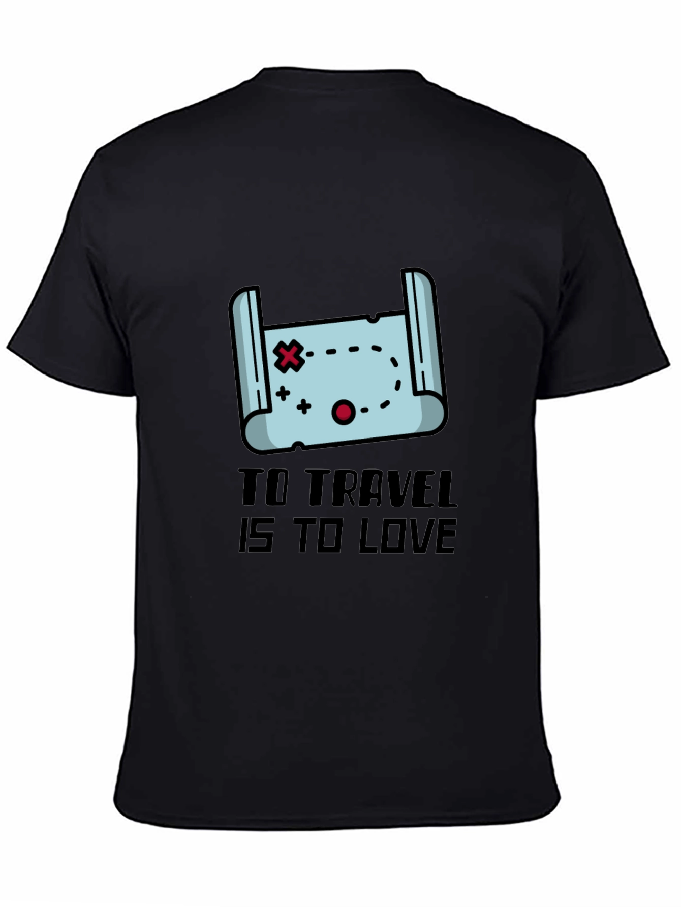 Travel Map Graphic T-Shirt: Explore in Style