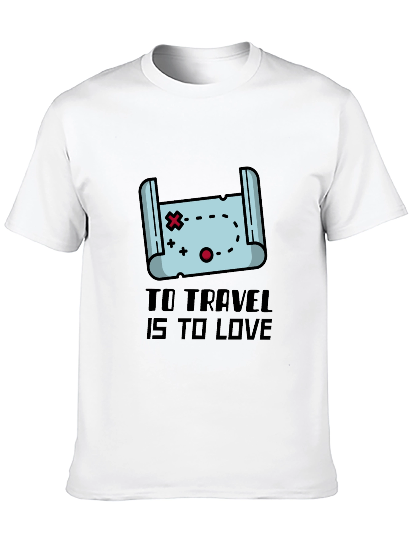 Travel Map Graphic T-Shirt: Explore in Style