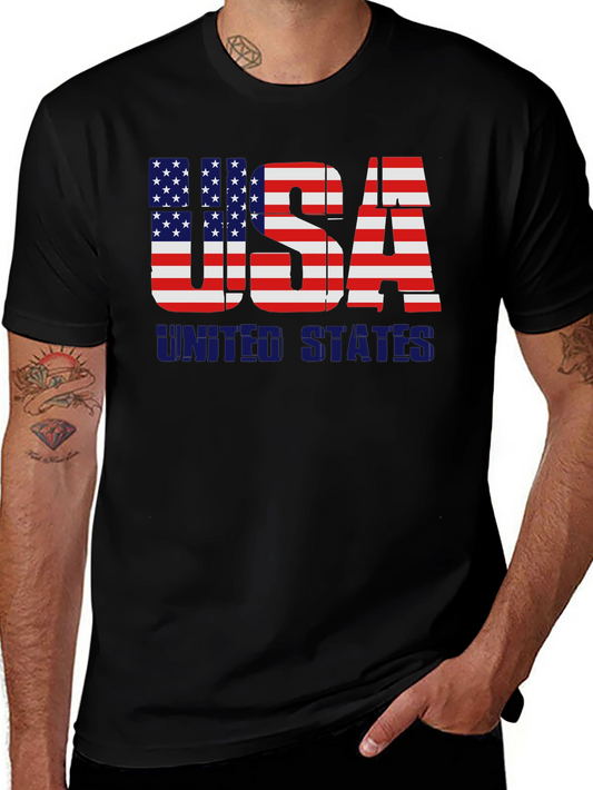 USA Flag T-Shirt - Patriotic American Pride