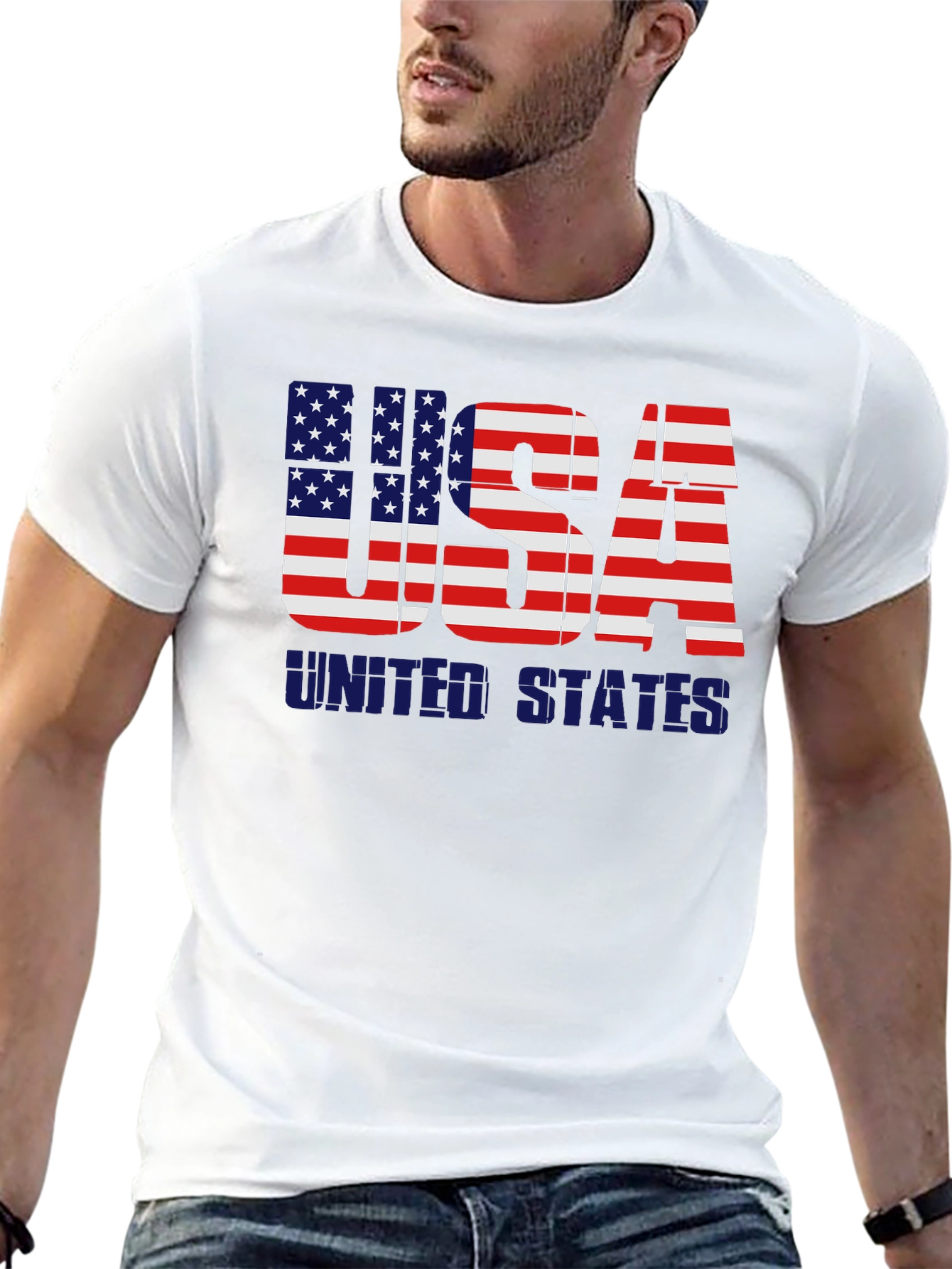 USA Flag T-Shirt - Patriotic American Pride